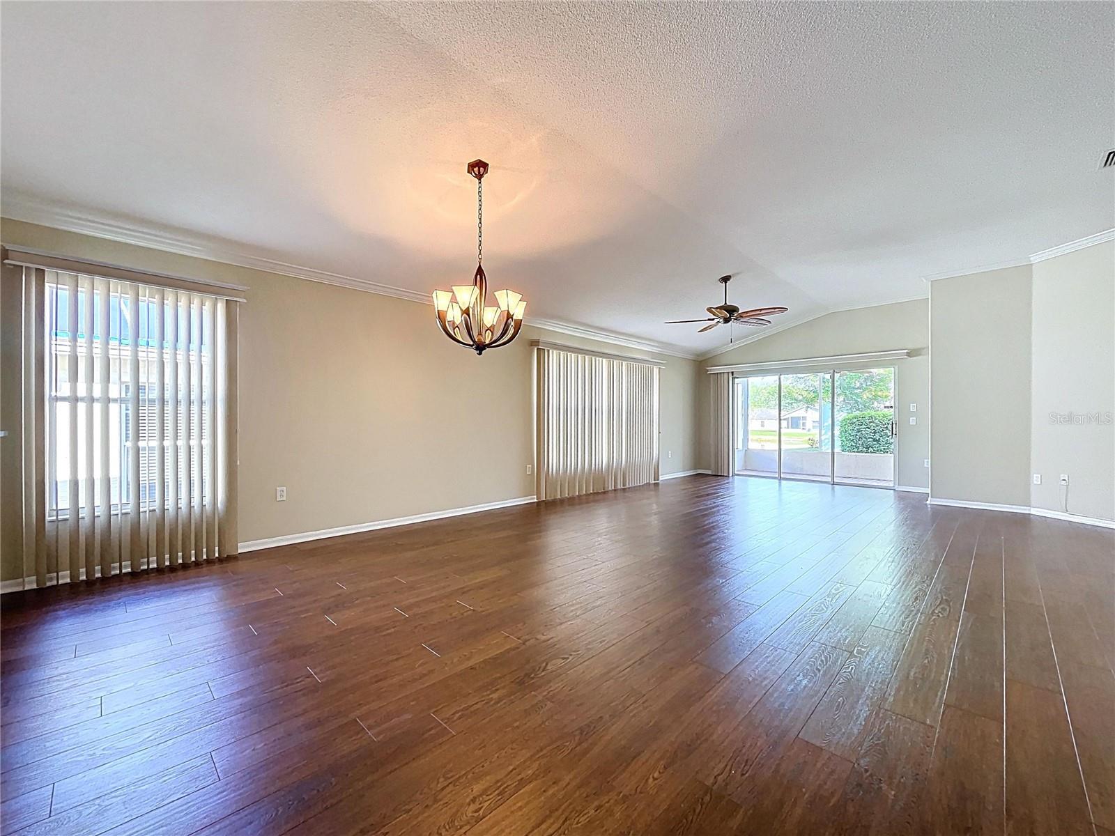 Spacious area highlighted by outside view