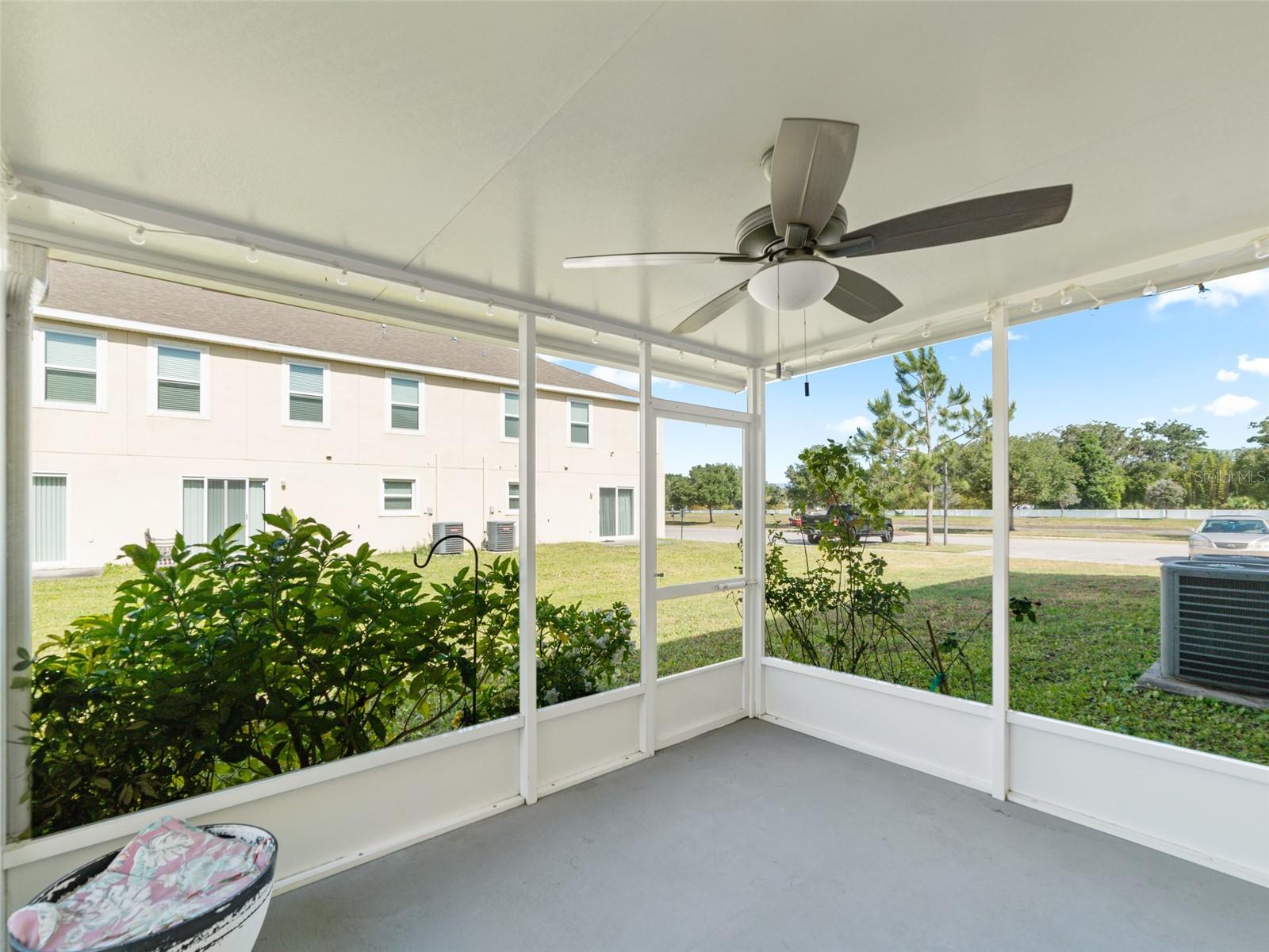Screened in Lanai