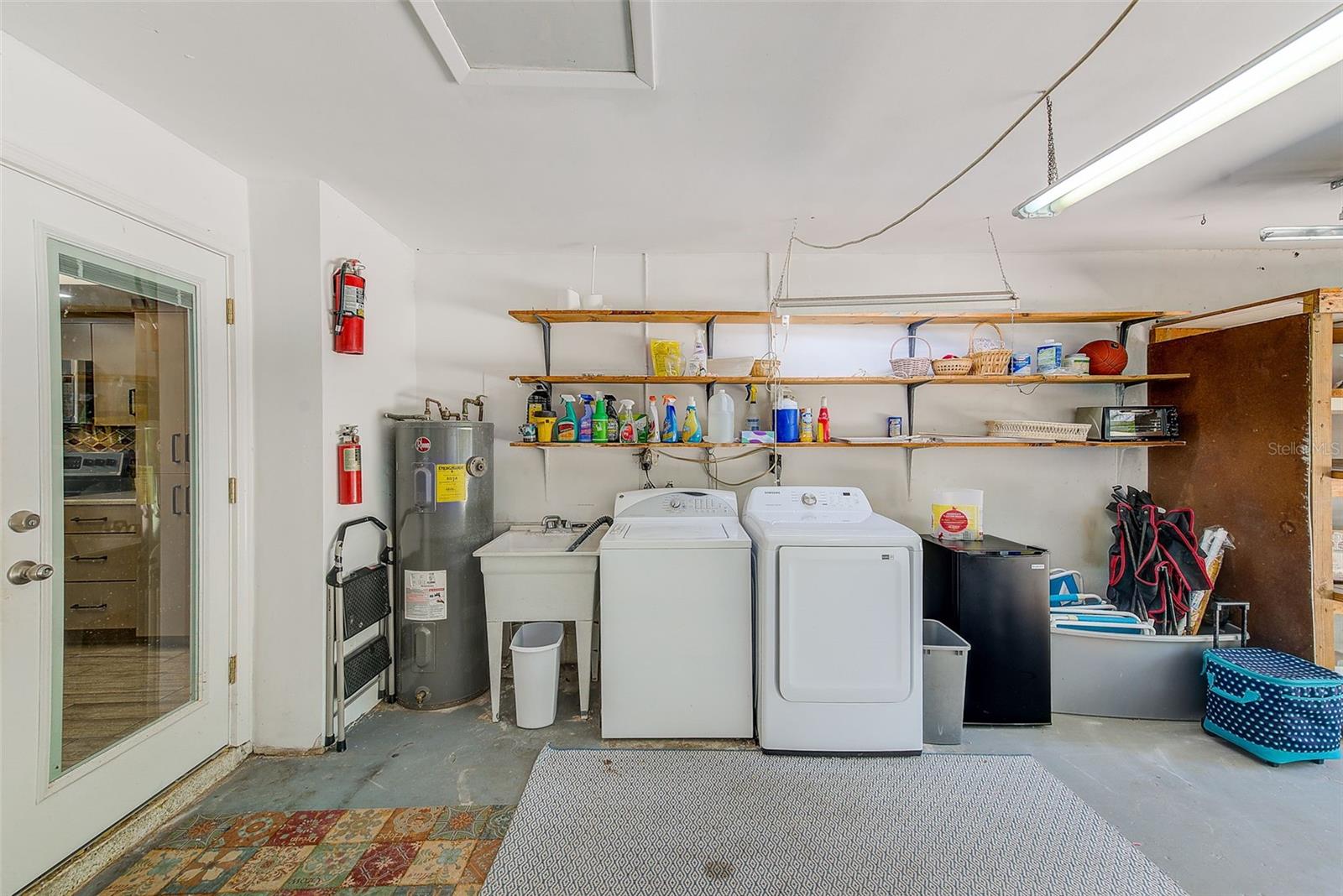 Laundry in the Garage