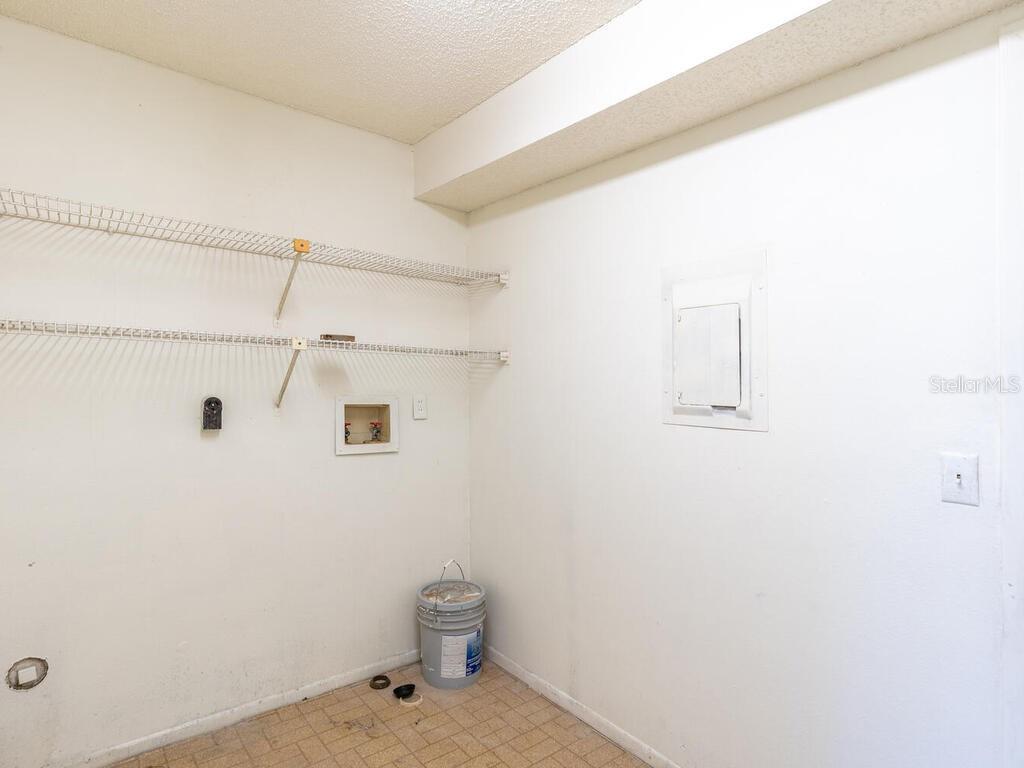 Separate laundry room
