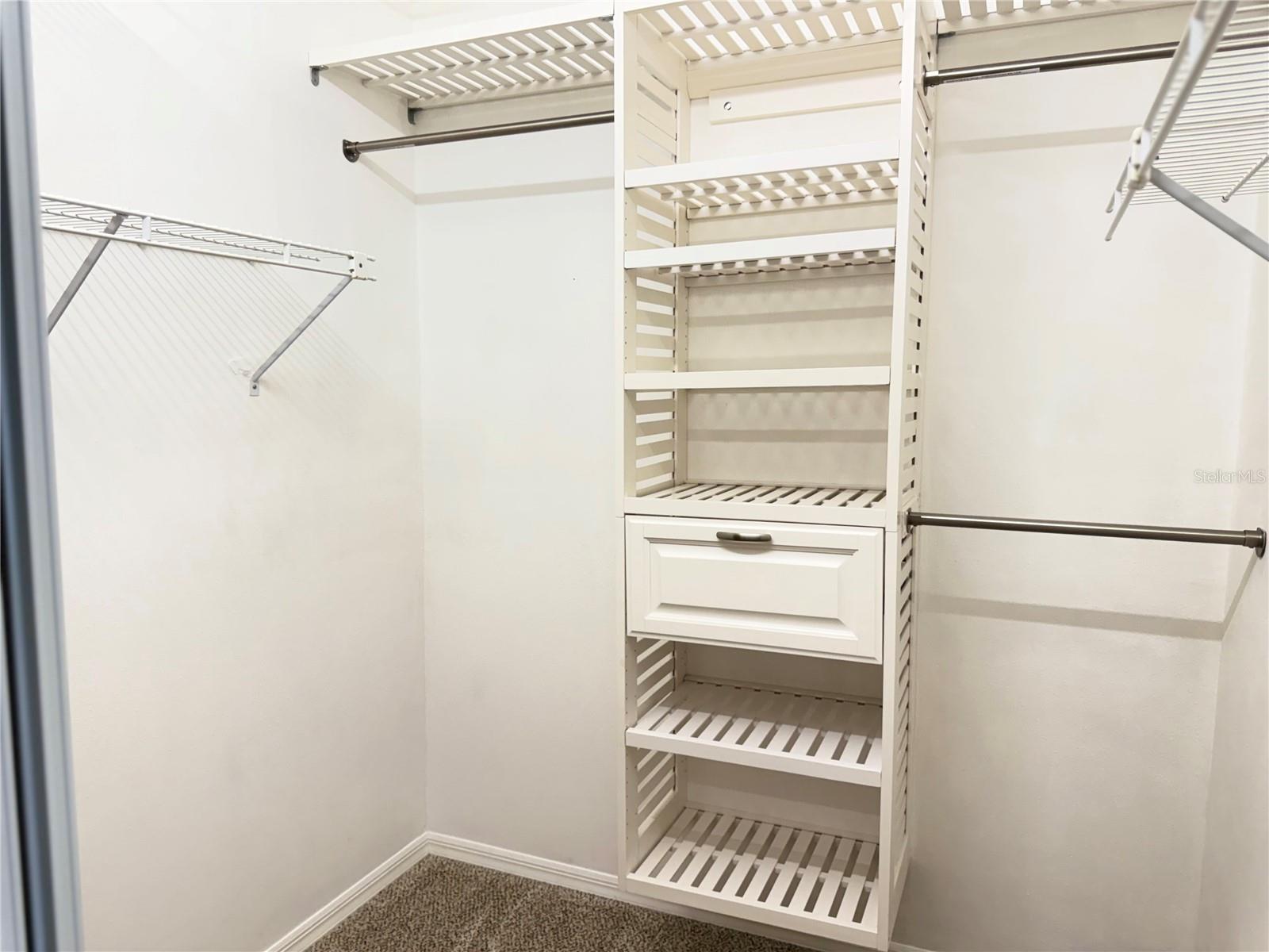 Primary closet