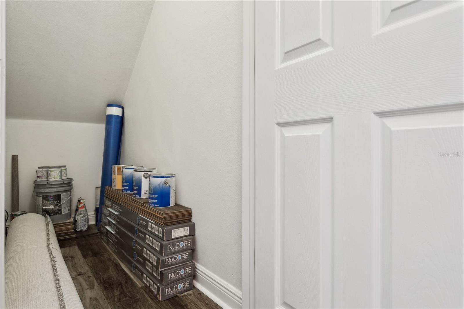 Great storage under stairs - 1st floor