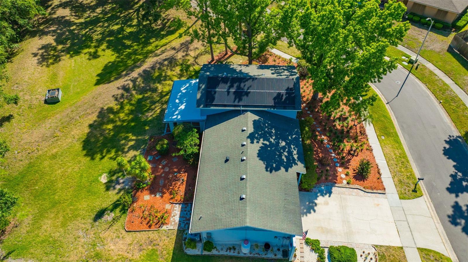 East aerial view