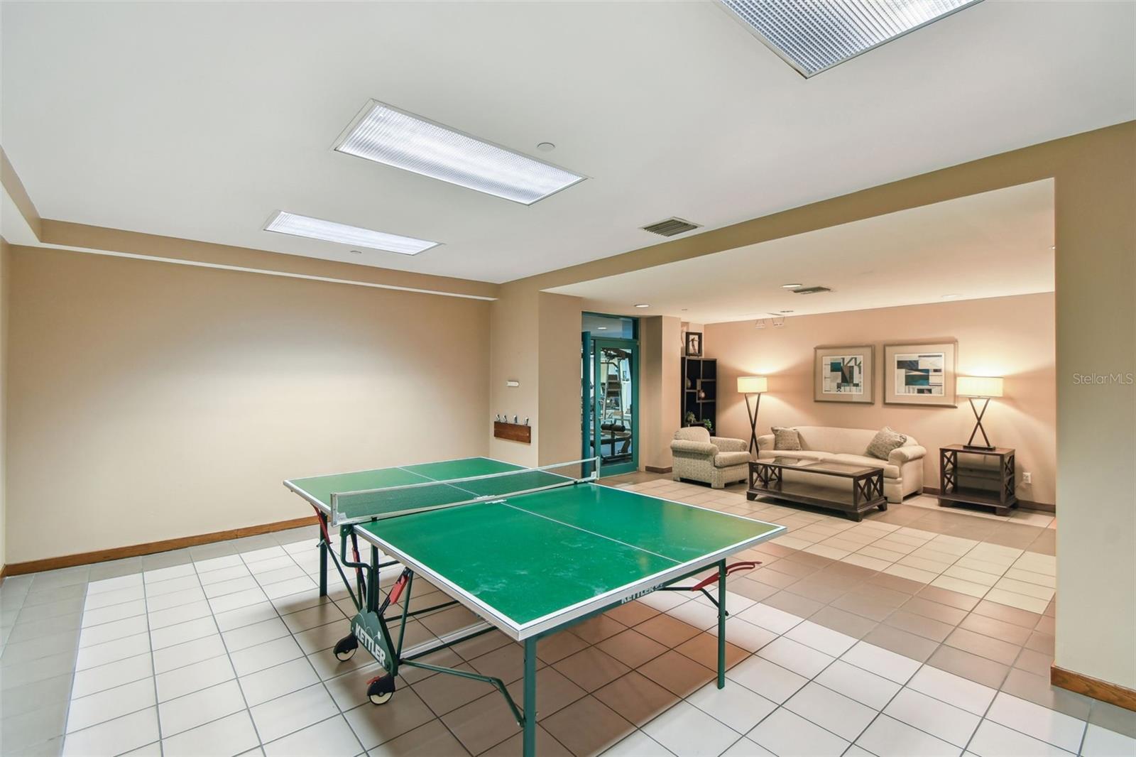 Table Tennis off Fitness Room