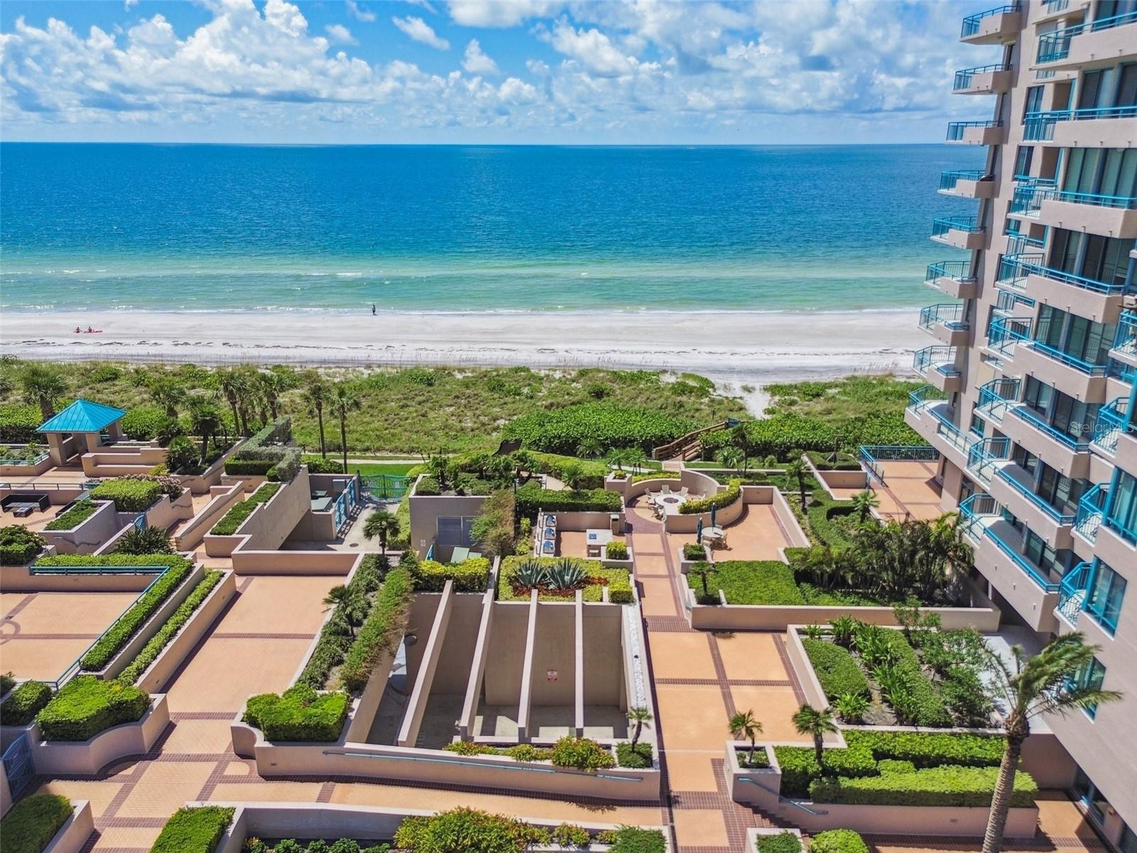 Aerial View of Courtyard