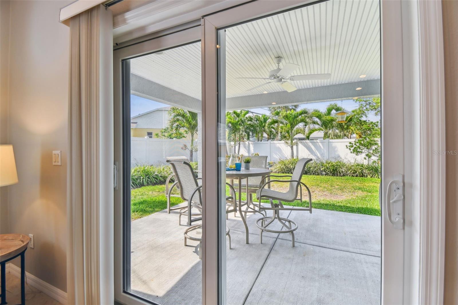Sliding Doors to Covered Porch