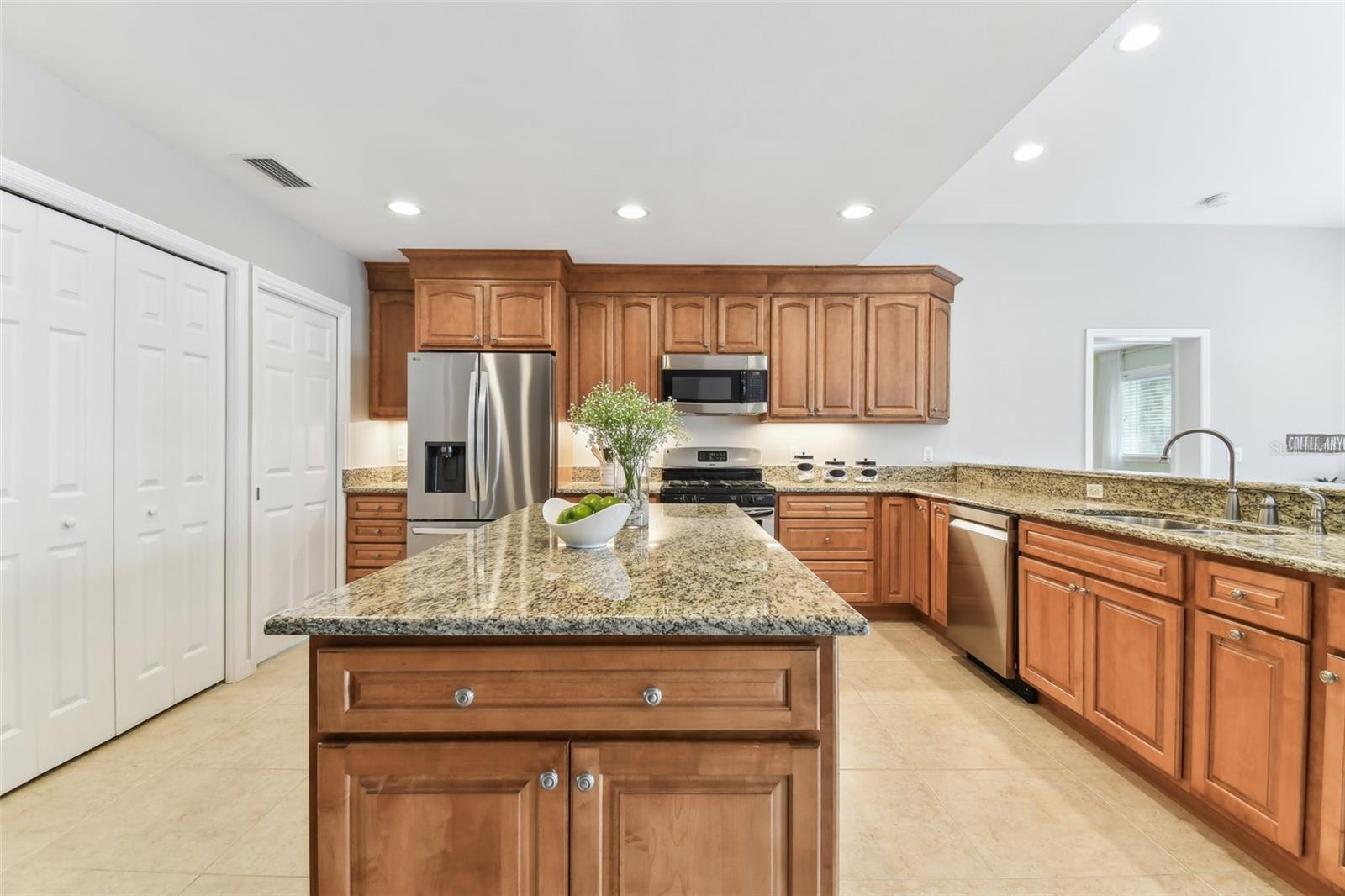 Closet Pantry and Access to Laundry Room