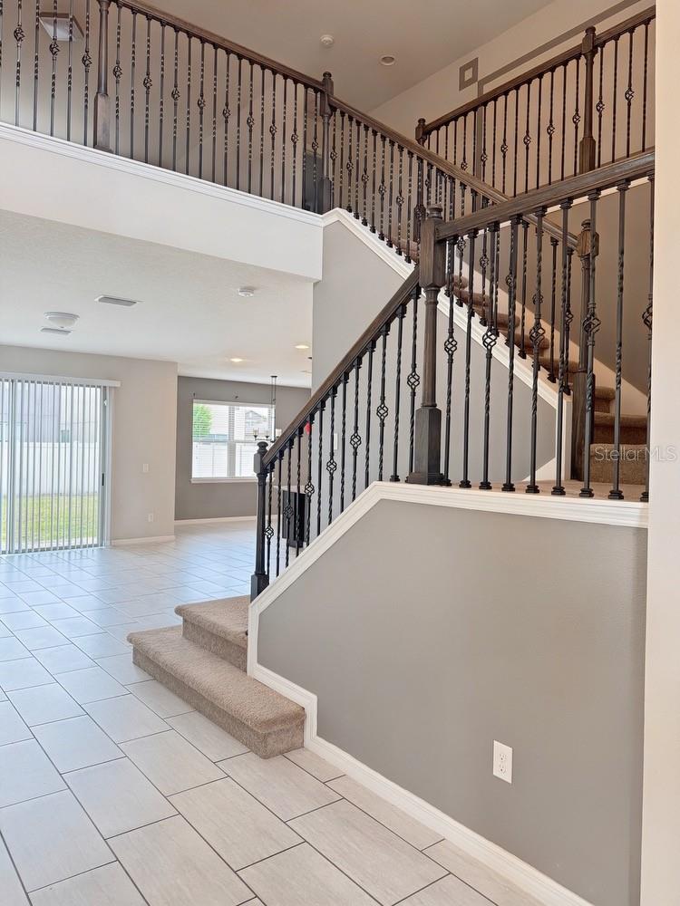 Foyer, Open floor plan and Stairs to second floor