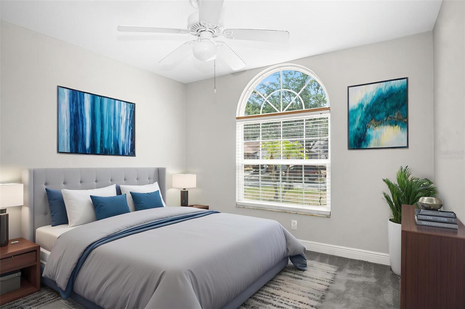 Virtually Staged- Bedroom 2