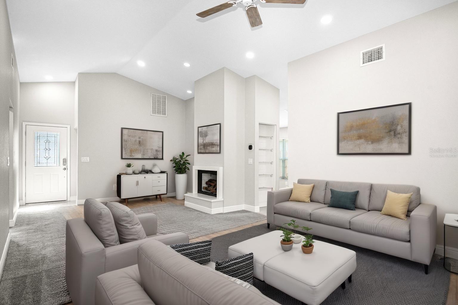 Great Room-Virtually Staged