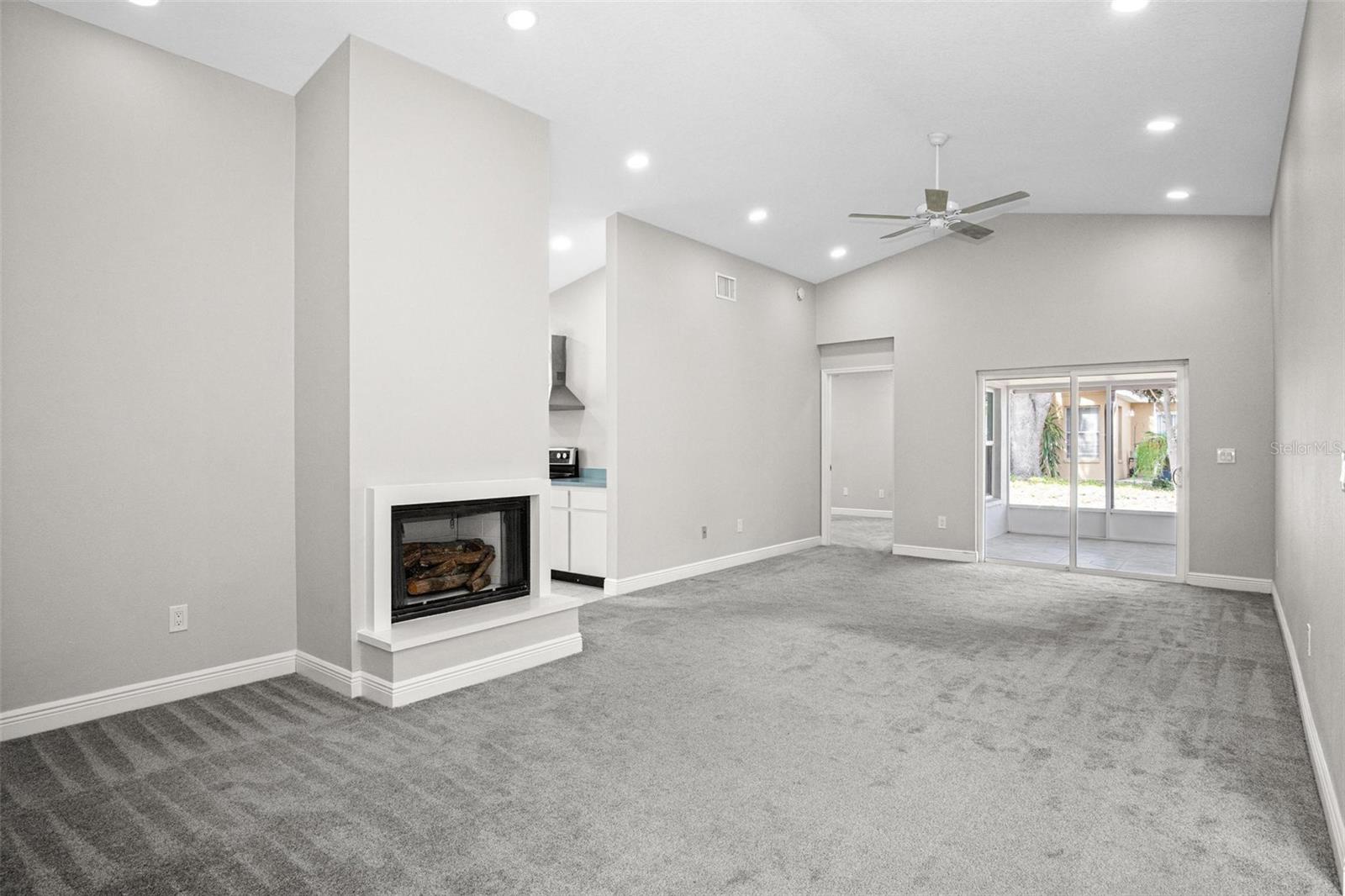 Wood Fireplace