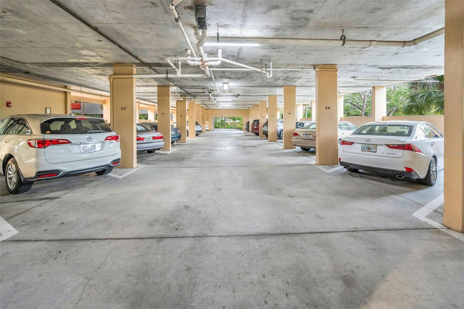 Clean Dry Underbuilding Parking