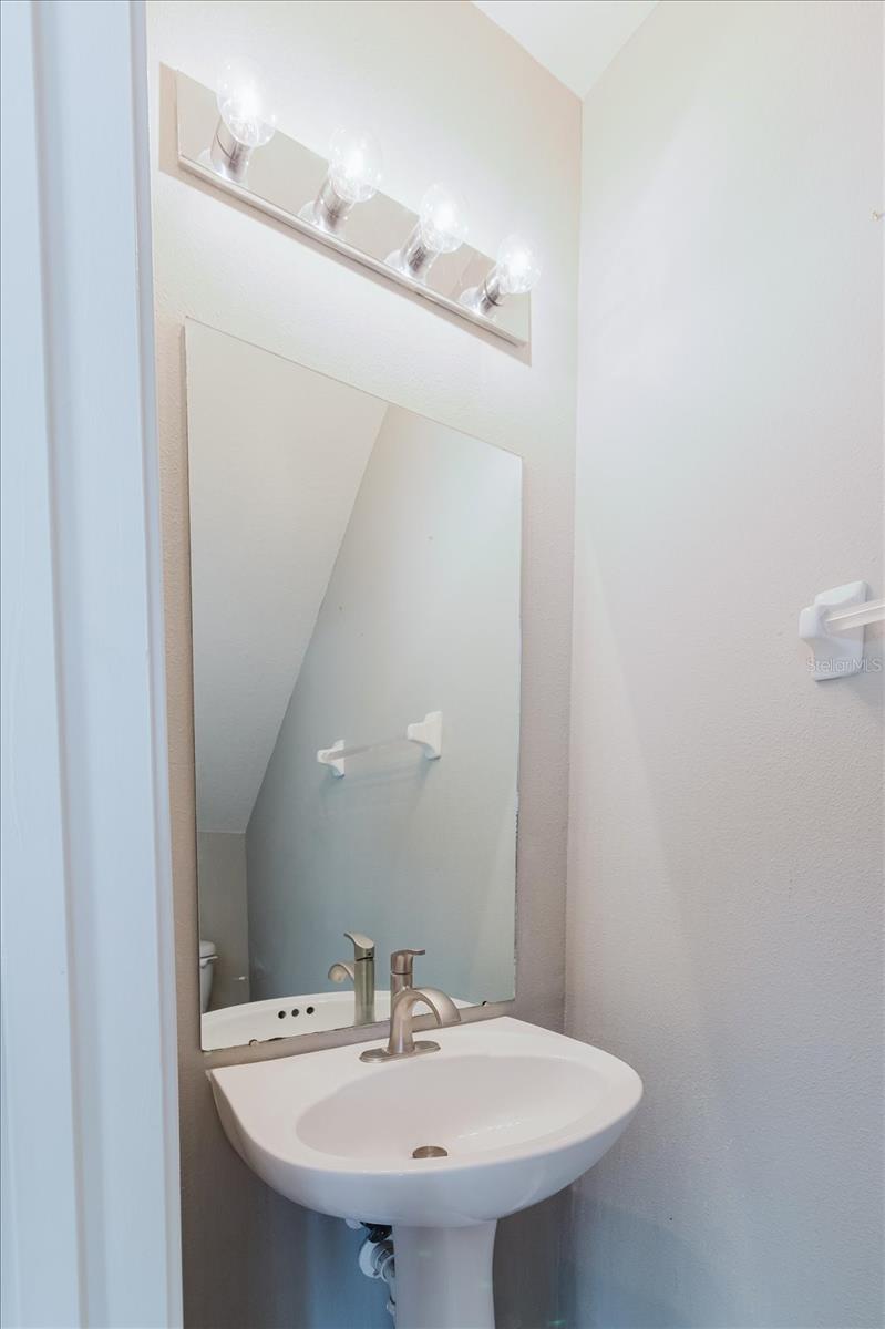 Downstairs Powder Room  Under The Staircase 2