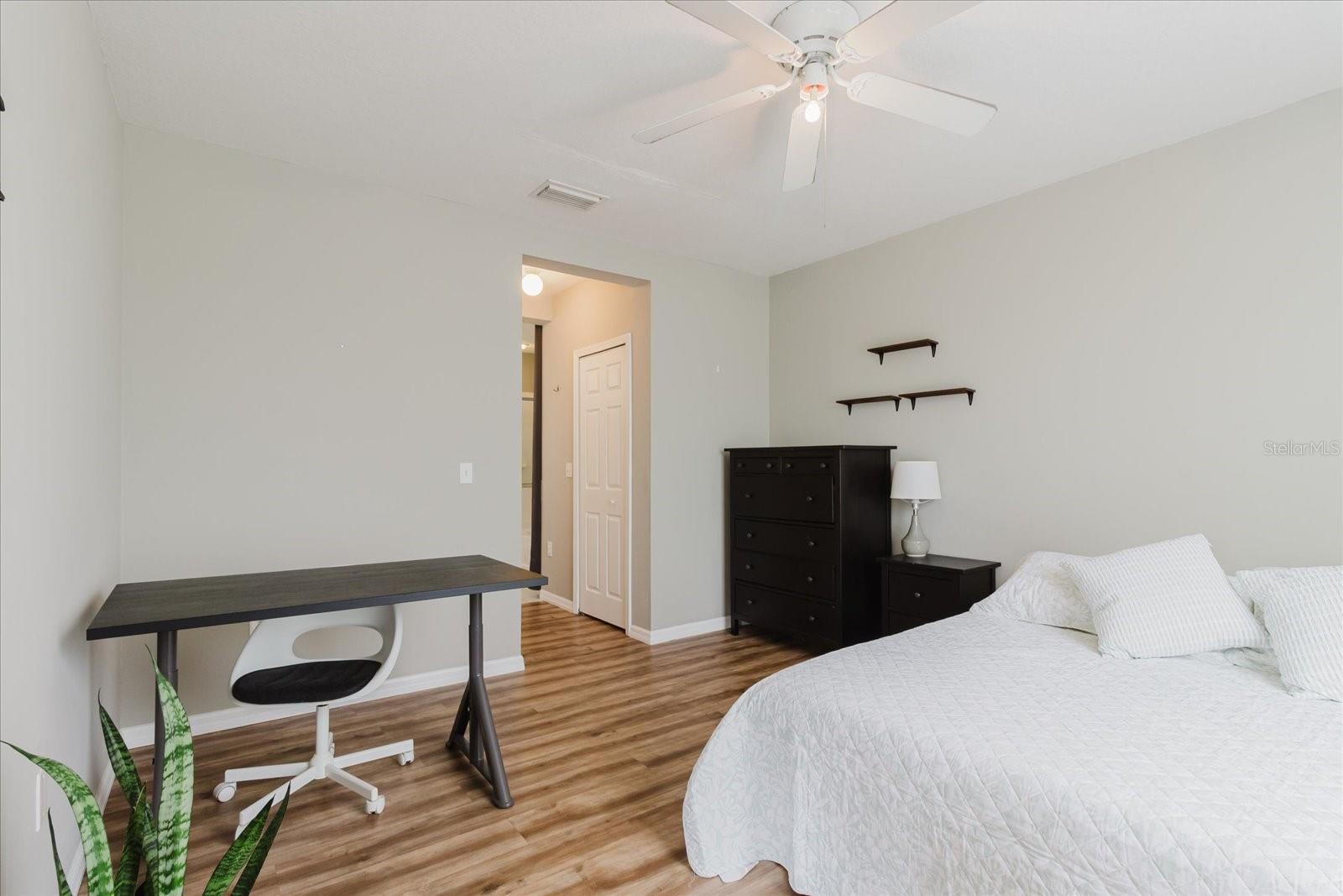 Downstairs Primary Bedroom With Dual Closets, Luxury Vinyl Floors, And Your Own EnSuite Bathroom 2