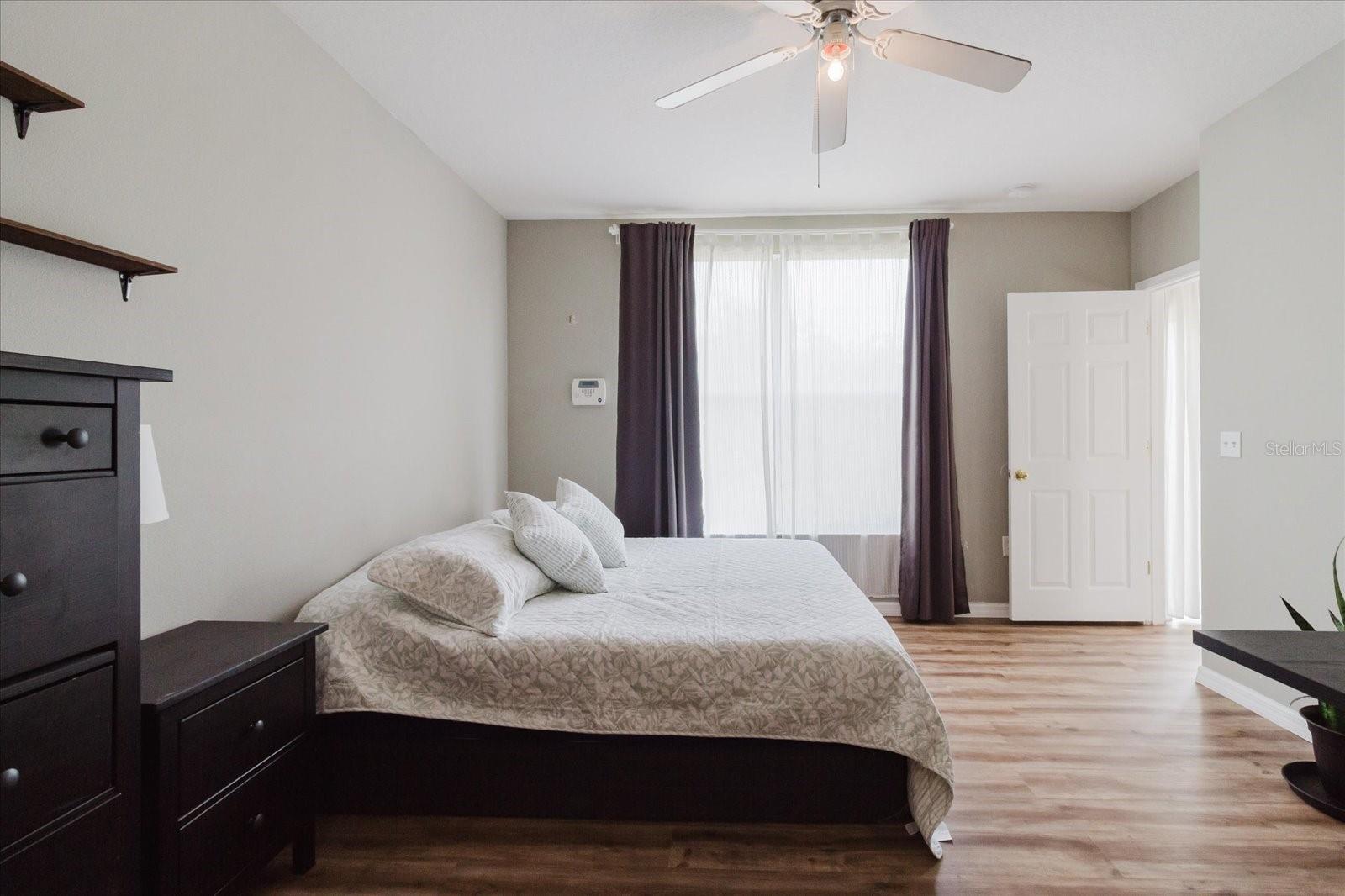 Downstairs Primary Bedroom With Dual Closets, Luxury Vinyl Floors, And Your Own EnSuite Bathroom
