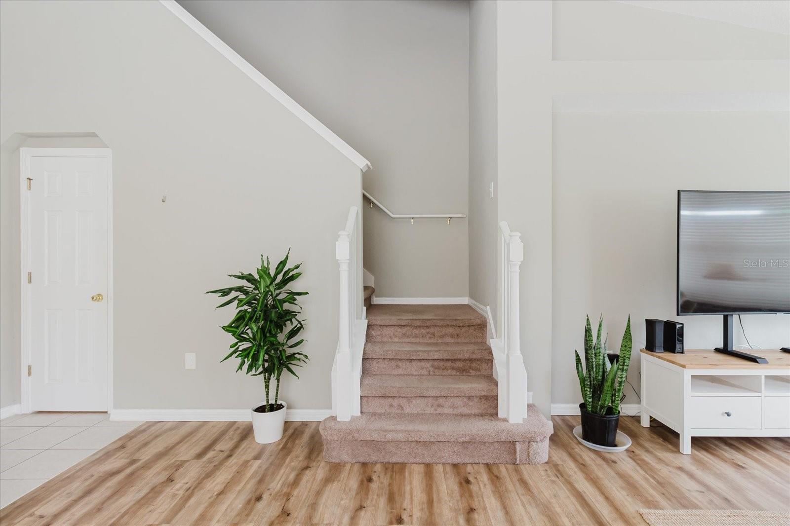 Bottom Of Staircase Leading To The