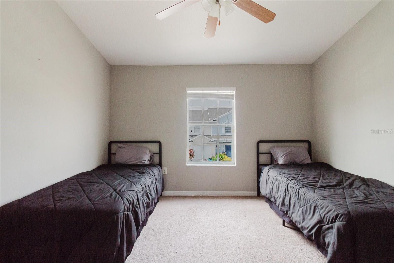 2nd Bedroom With A Walk In Closet & Carpet