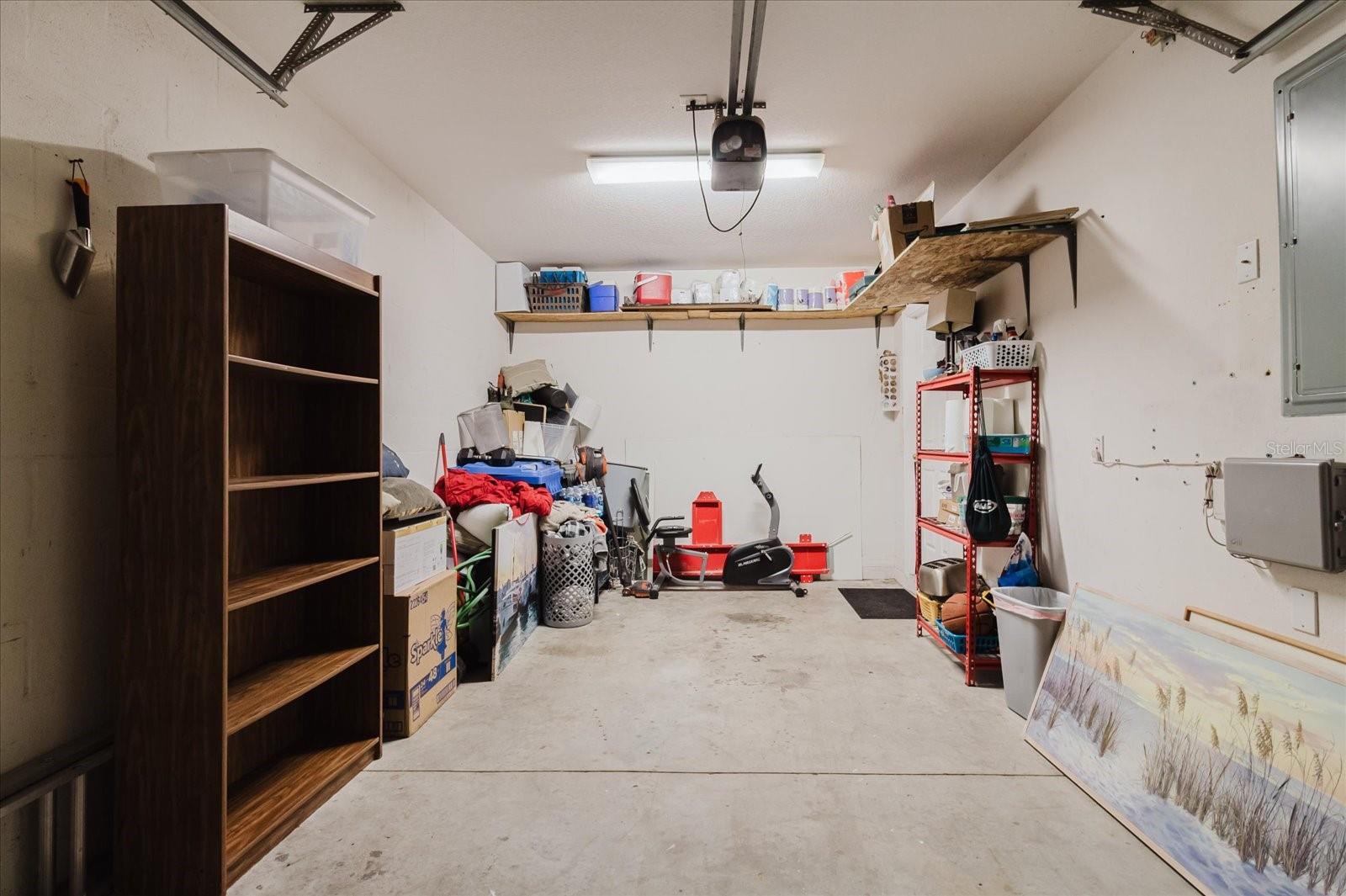 One Car Garage Complete With A Garage Door Opener 2