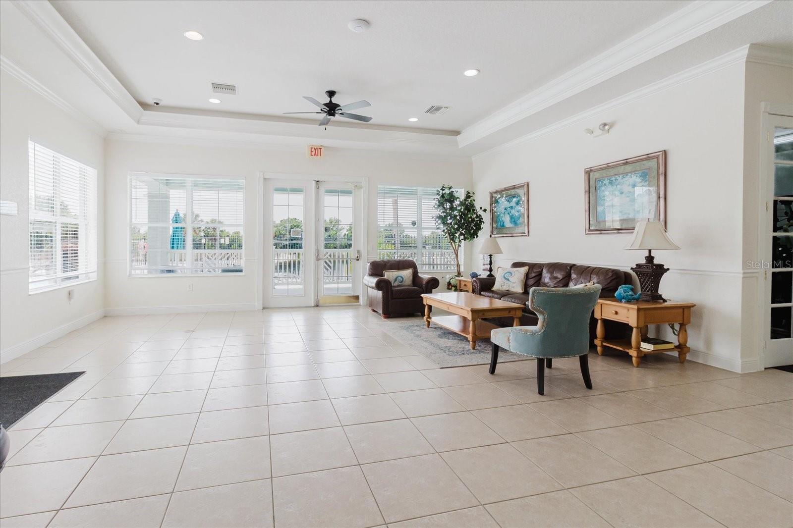 Inside of Clubhouse That Leads To The Pool Area
