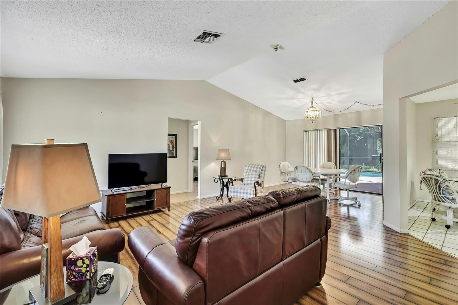 open concept living area