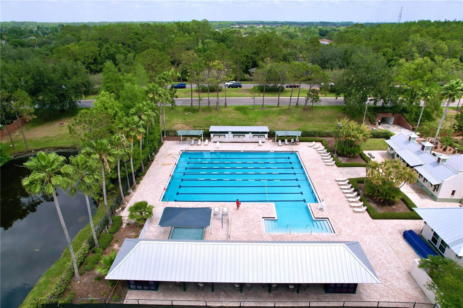 Large community pool
