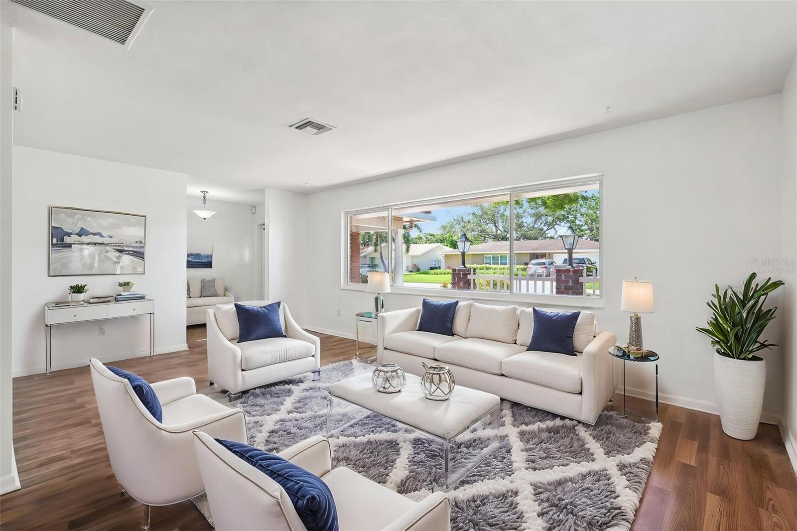 Living Room Virtually Staged
