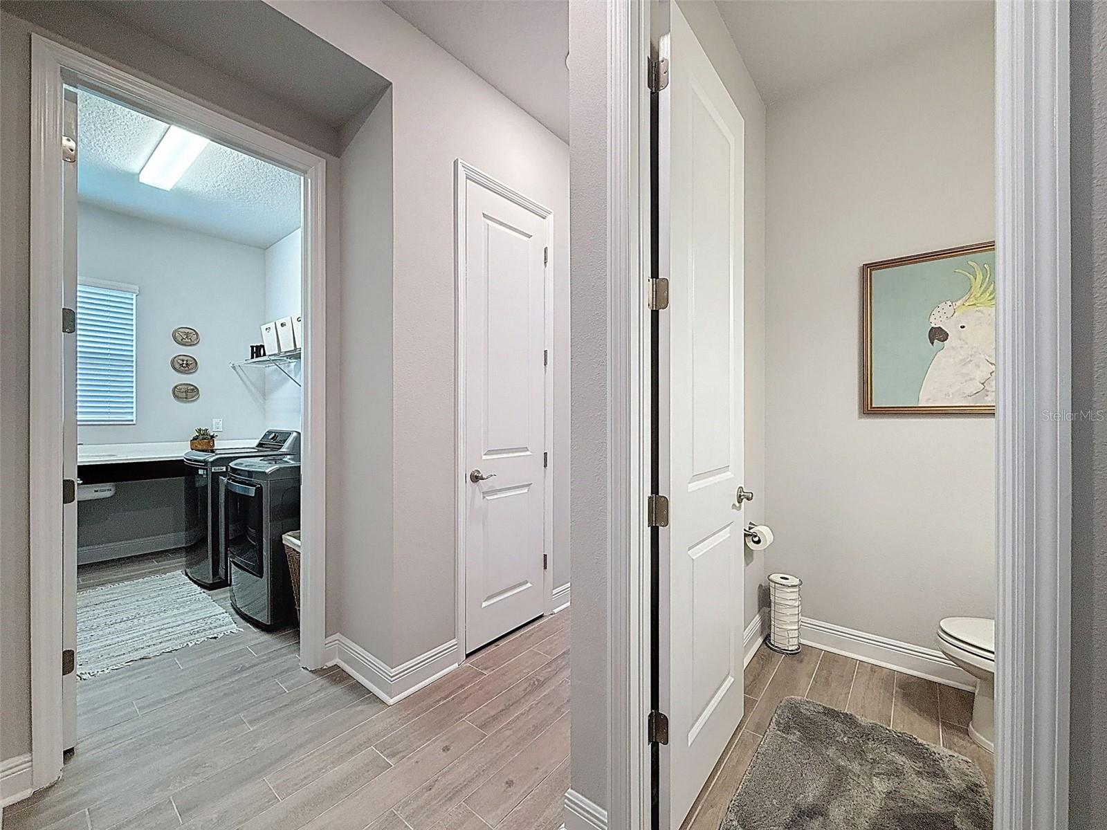 Half bath in Hall