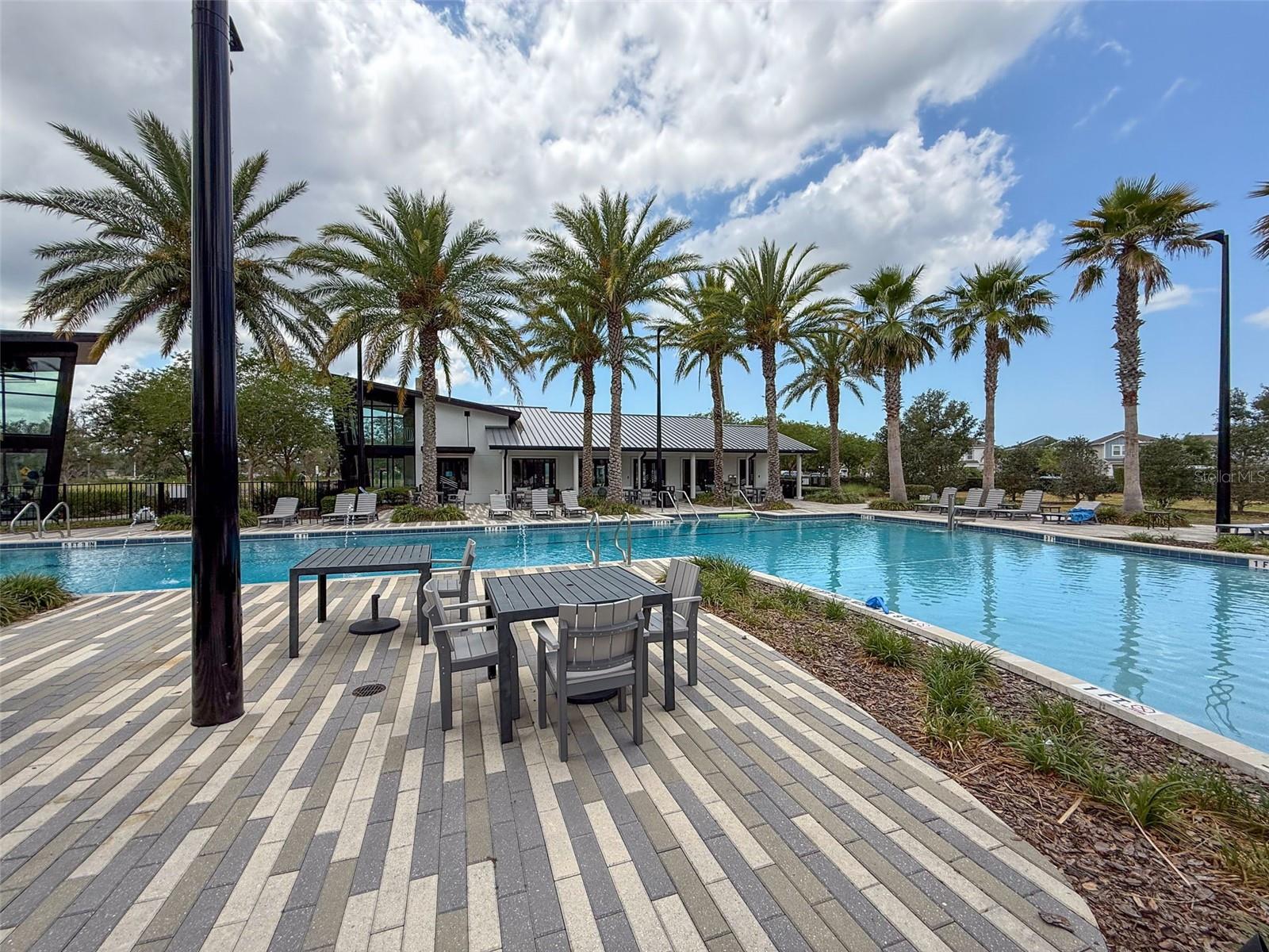 Resort style community pool