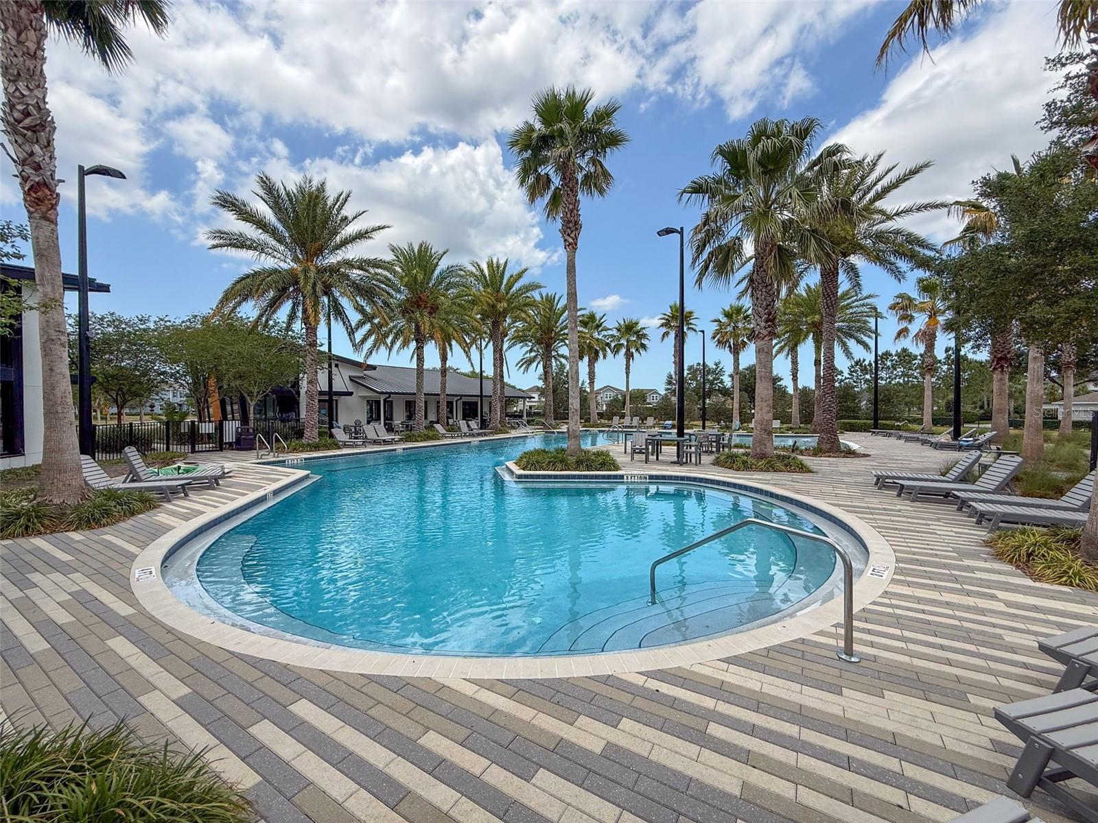 Resort style community pool