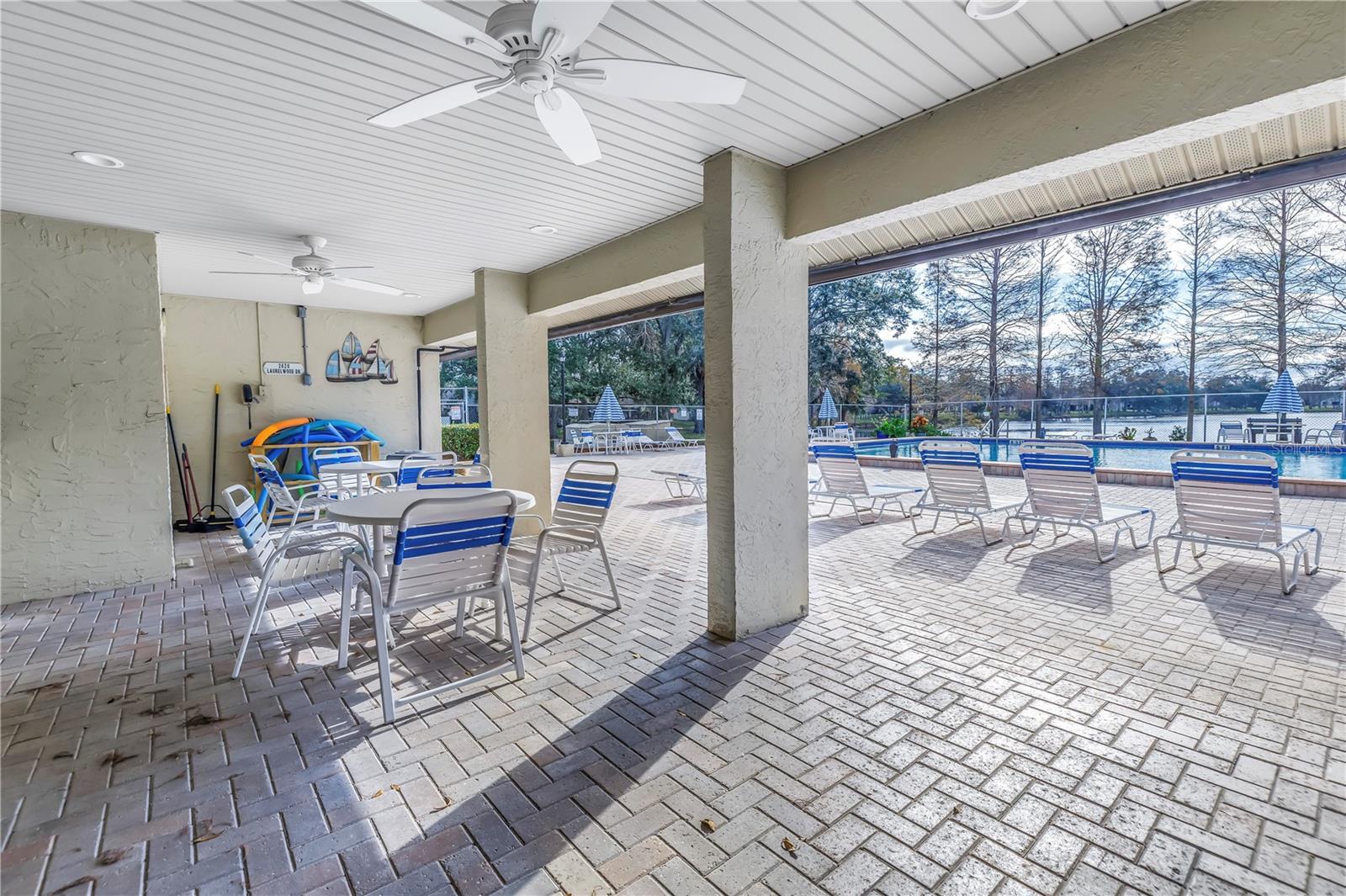 Pool Area At Clubhouse