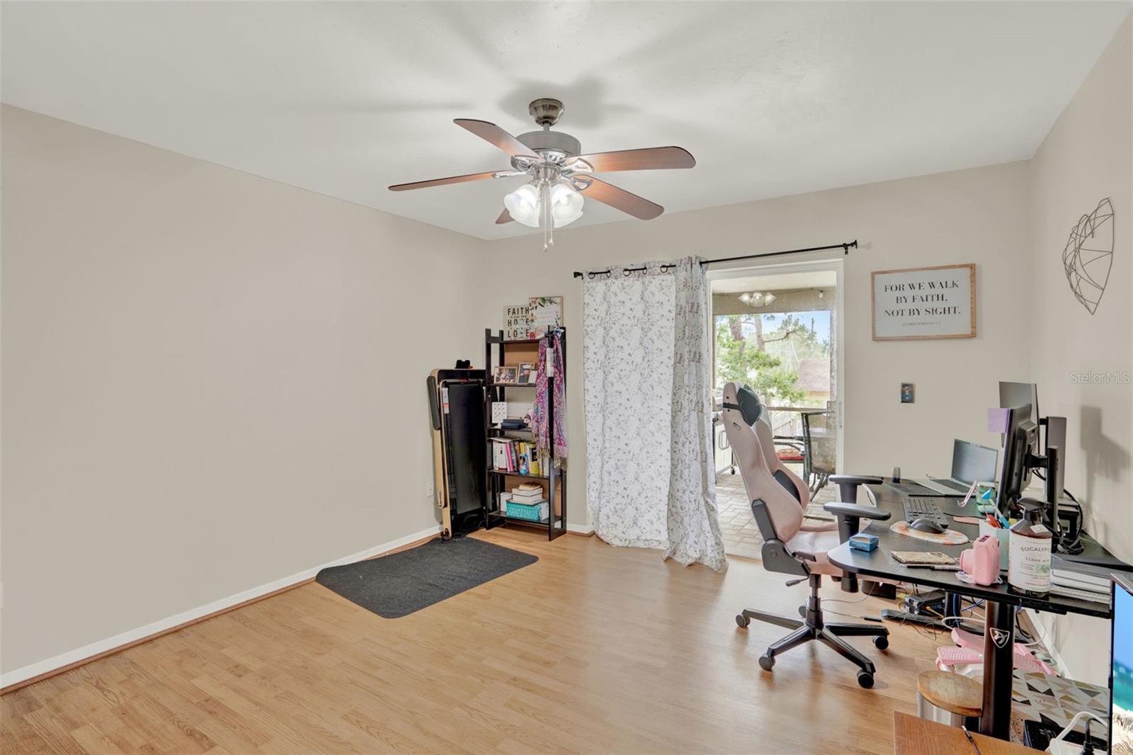 BEDROOM USED AS AN WORK OFFICE