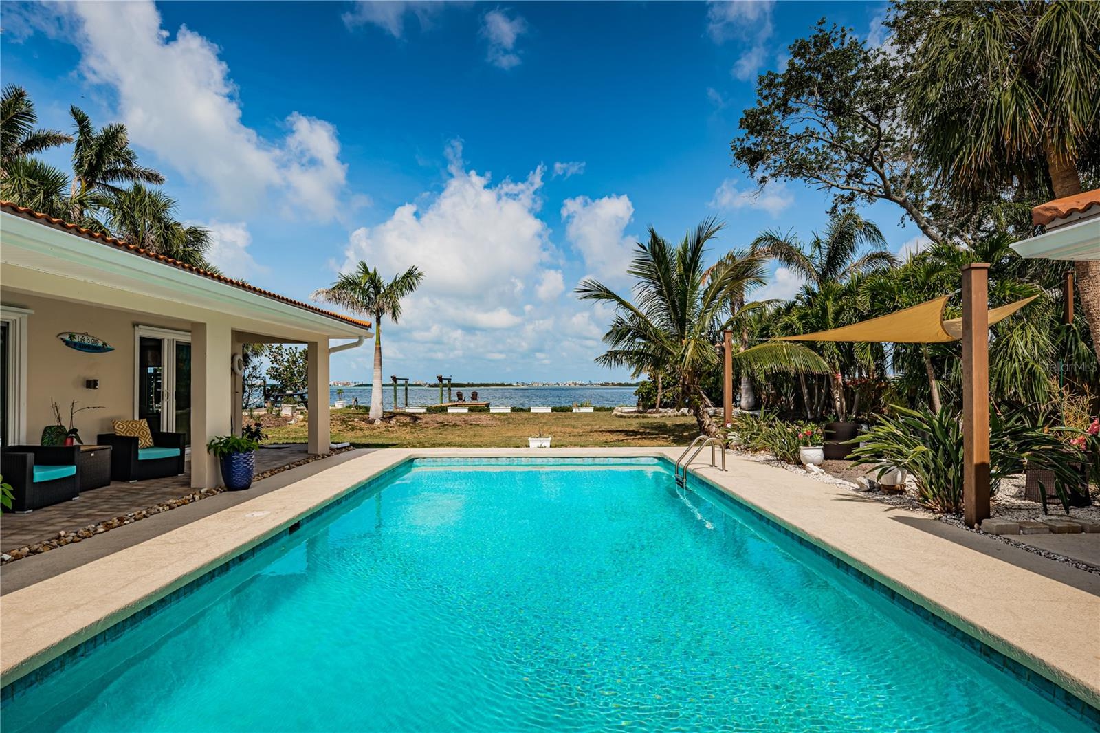 Back yard on Boca Ciega Bay