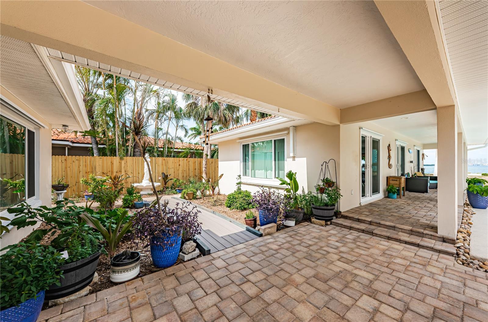 Breezeway and guest house