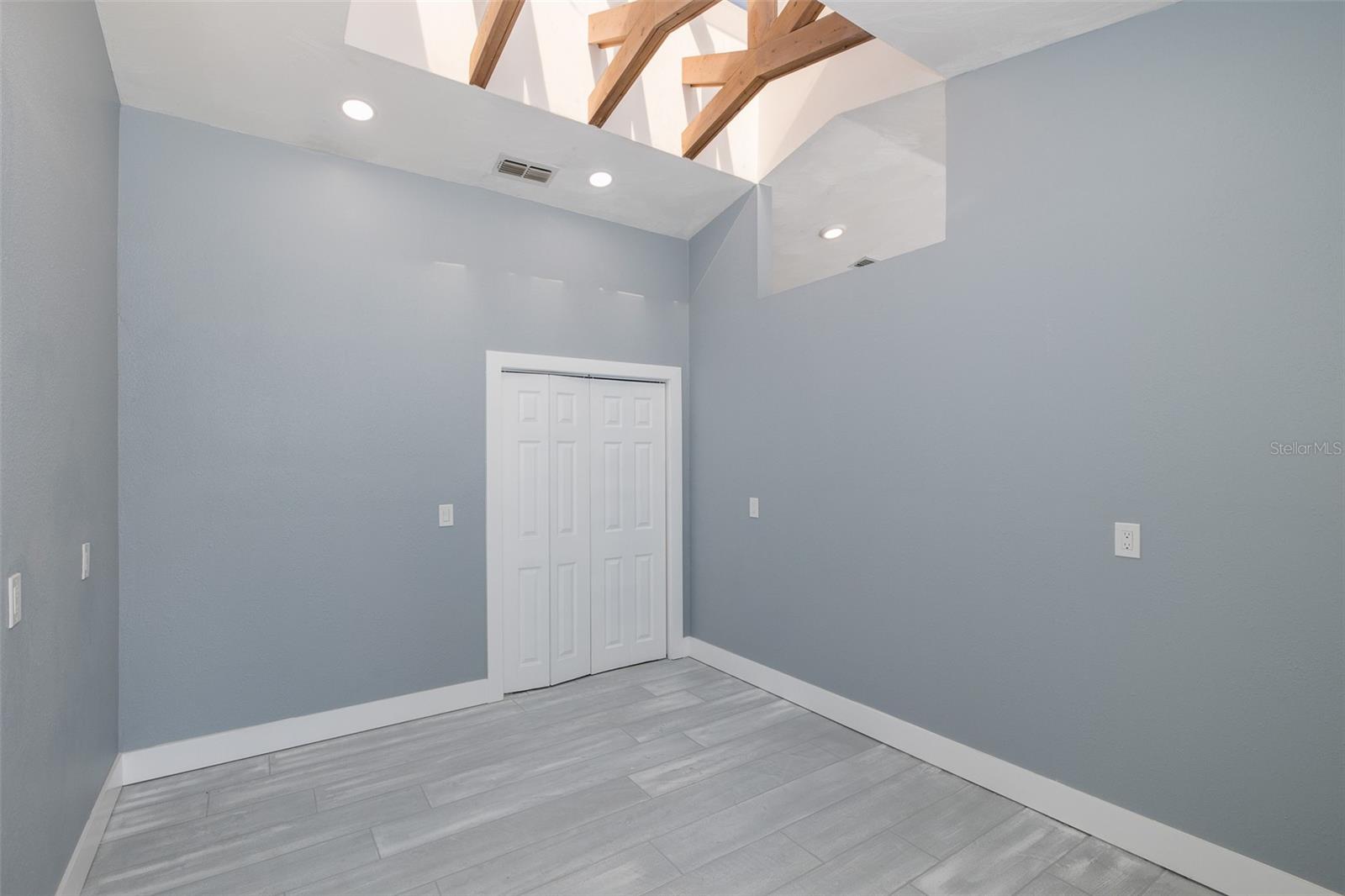 3rd Bedroom with decorative skylight