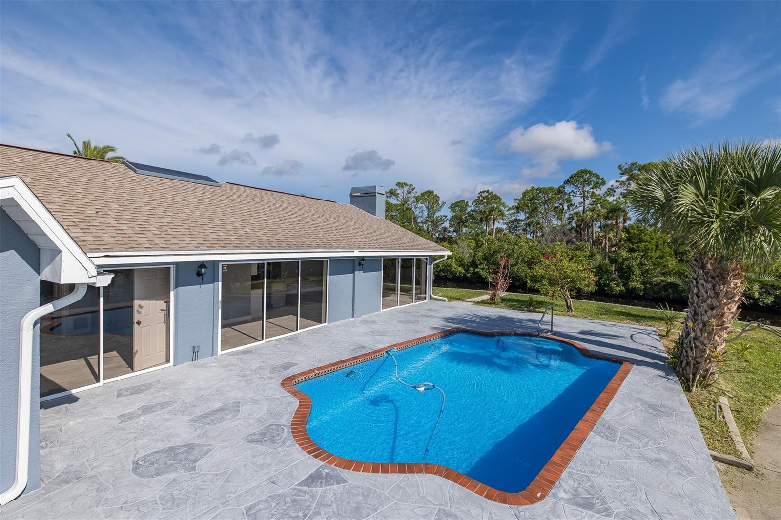 Oversized pool deck