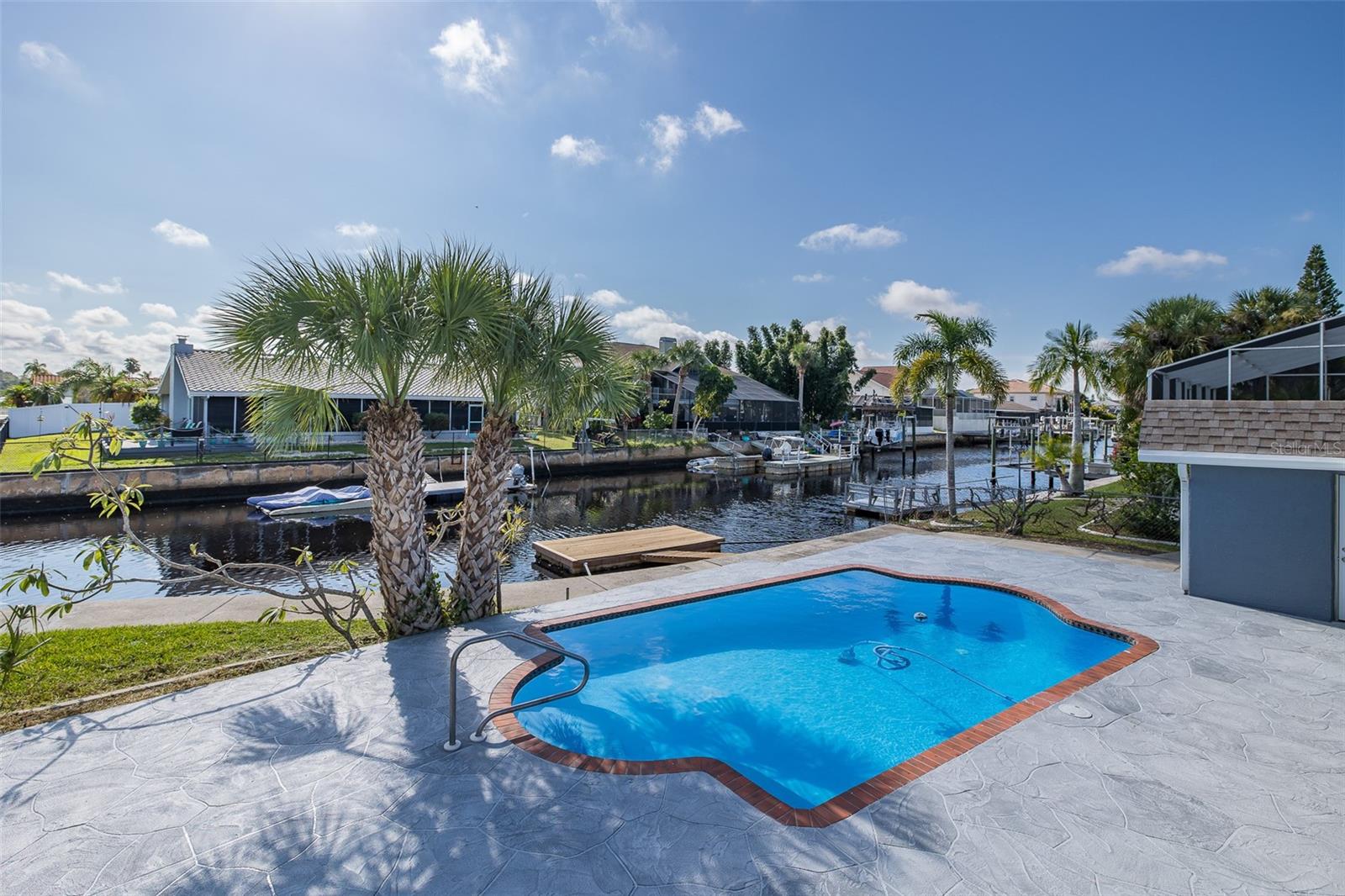 Oversized pool deck
