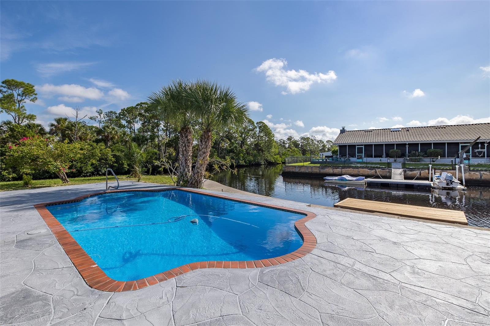 Oversized pool deck