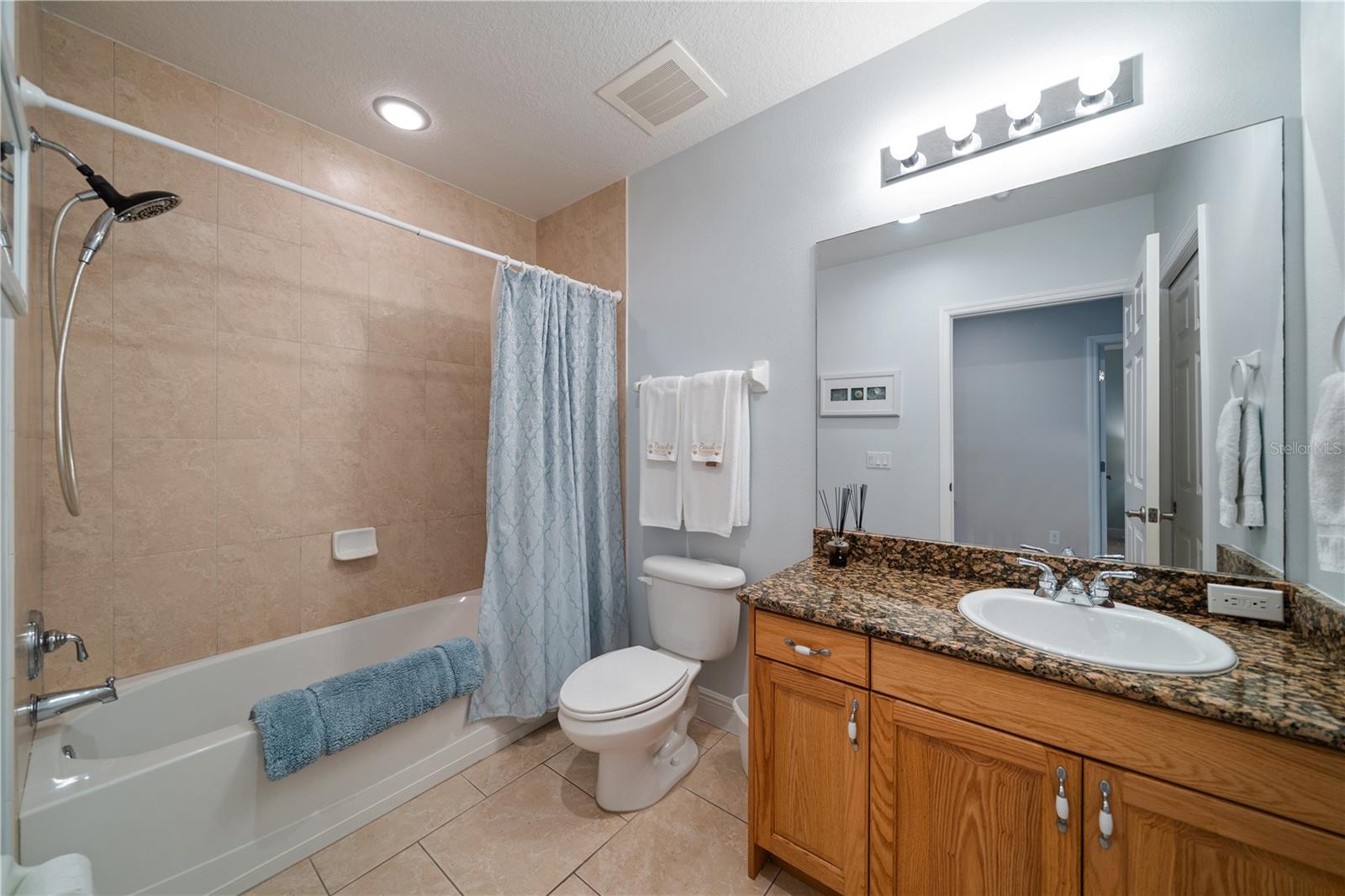 Full Bath #2 off Bedroom #2 offers 2 way jack -in -Jill door to bedroom and hallway great for your guests