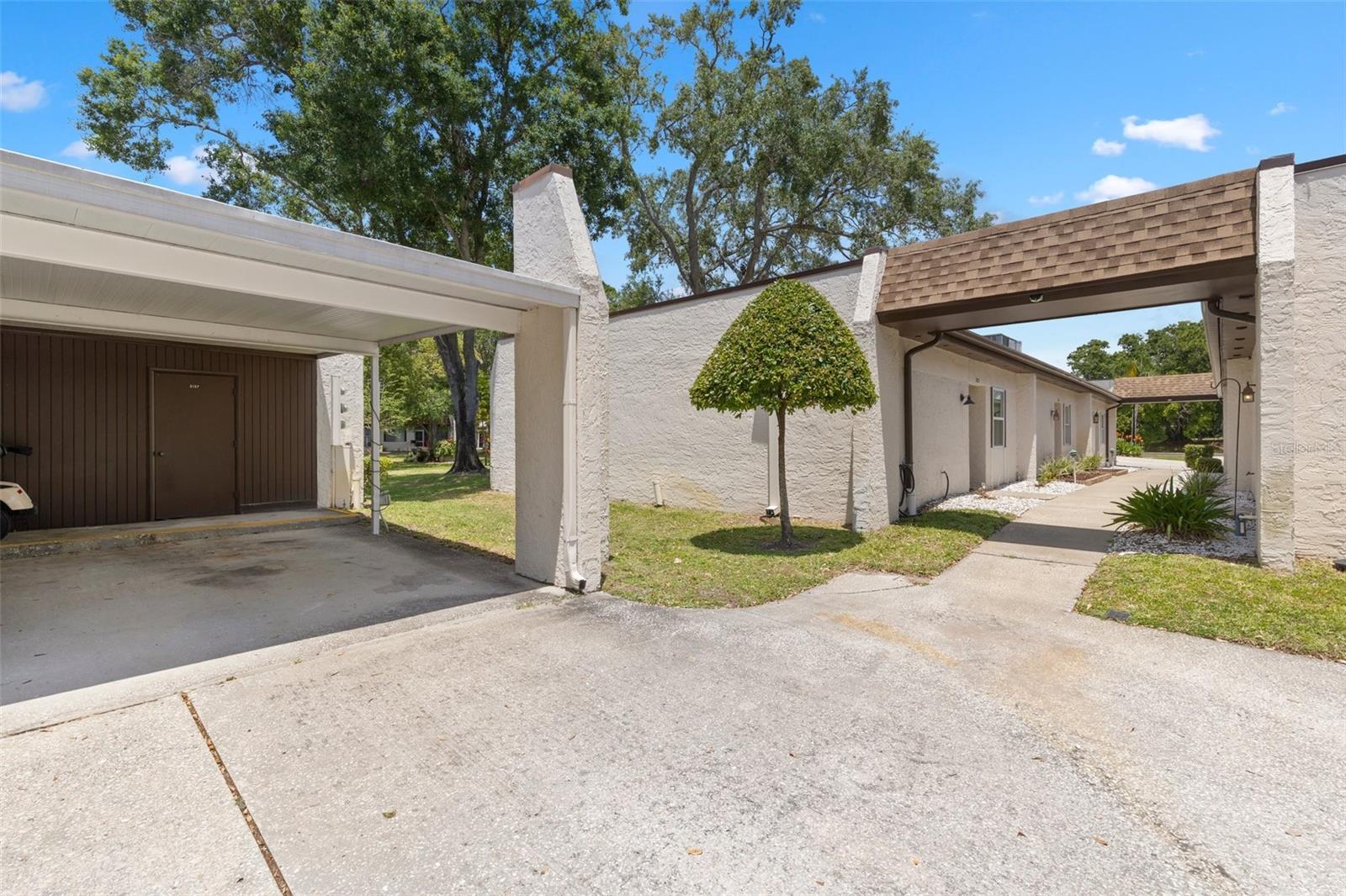 Carport and Storage closet