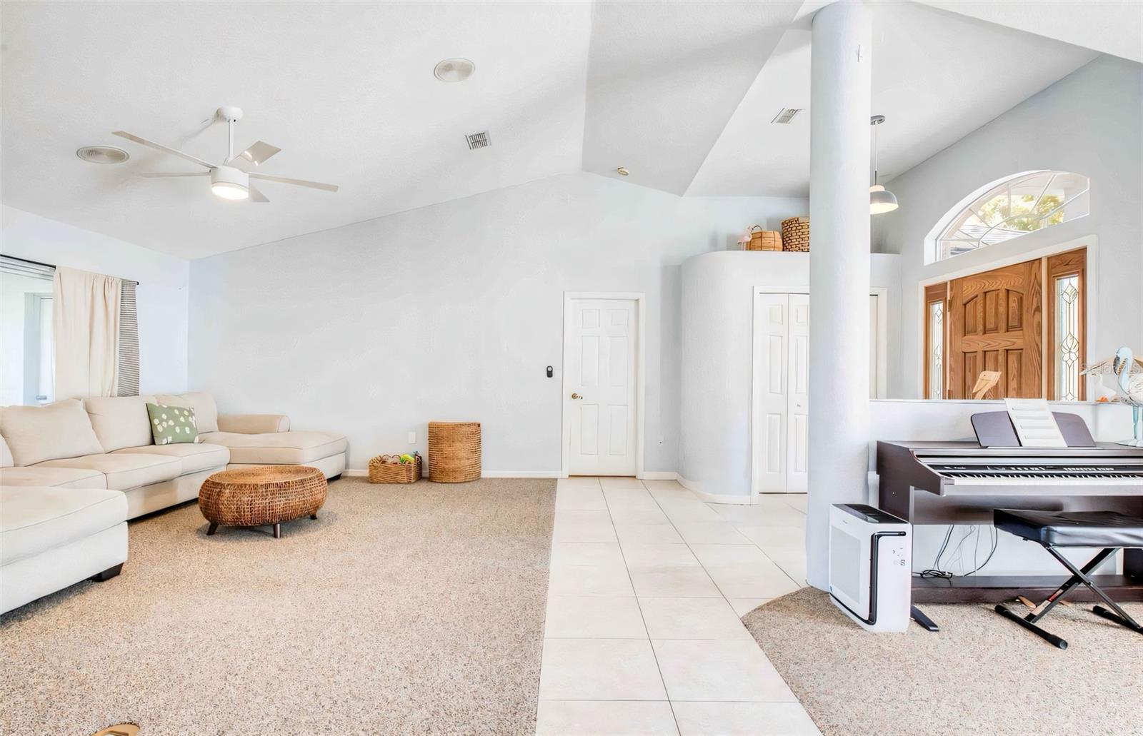 Livingroom and master's door