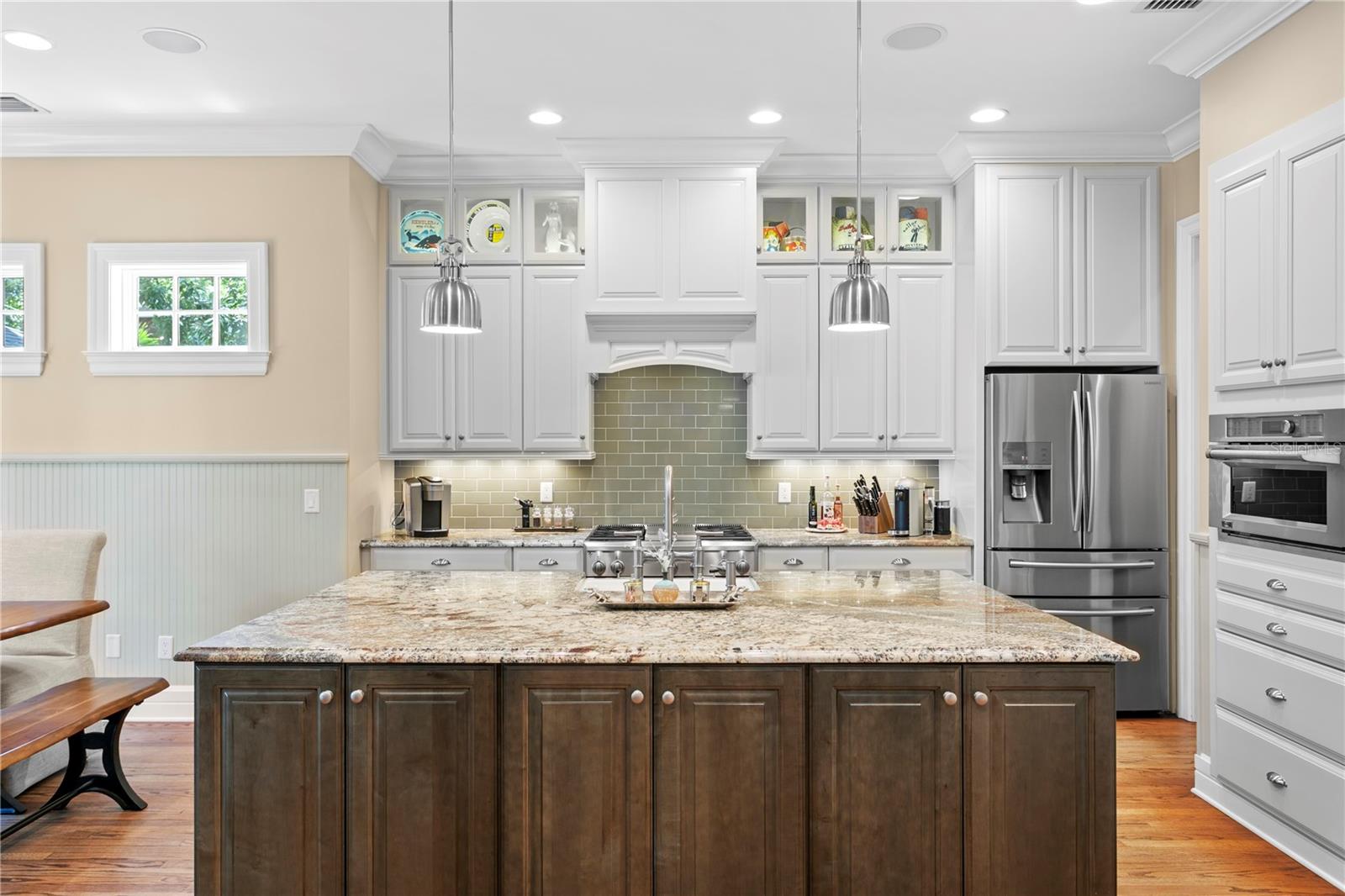 This gorgeous kitchen is truly the heart of the home.