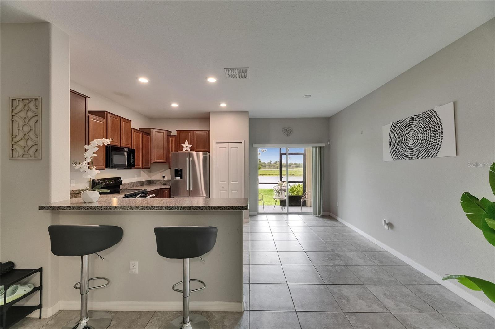Backyard Access Through Sliding Doors