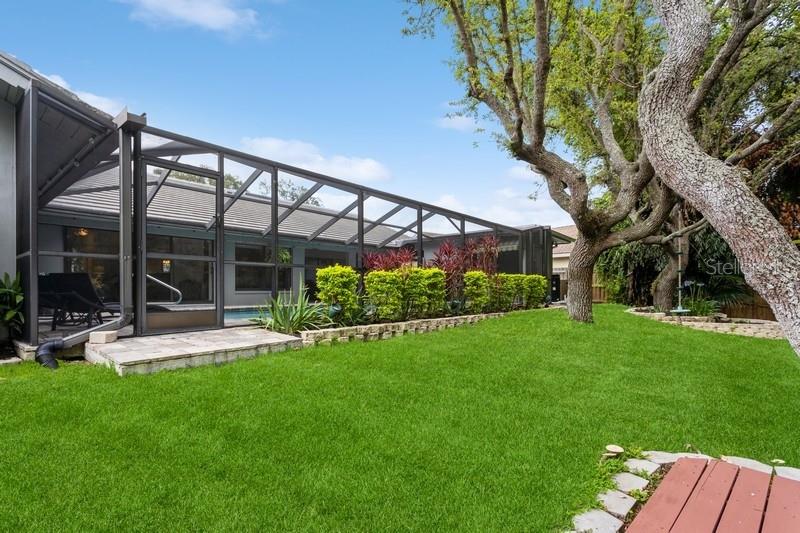 Landscaped Backyard