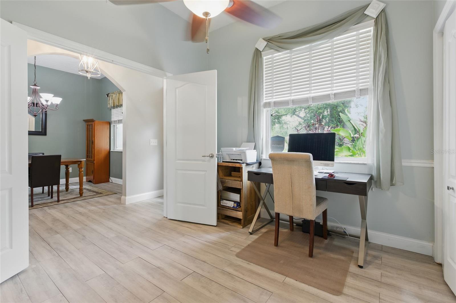 Flex space, fourth bedroom, office or den
