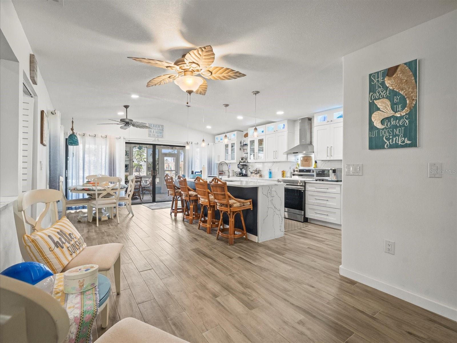 Living Room to Kitchen