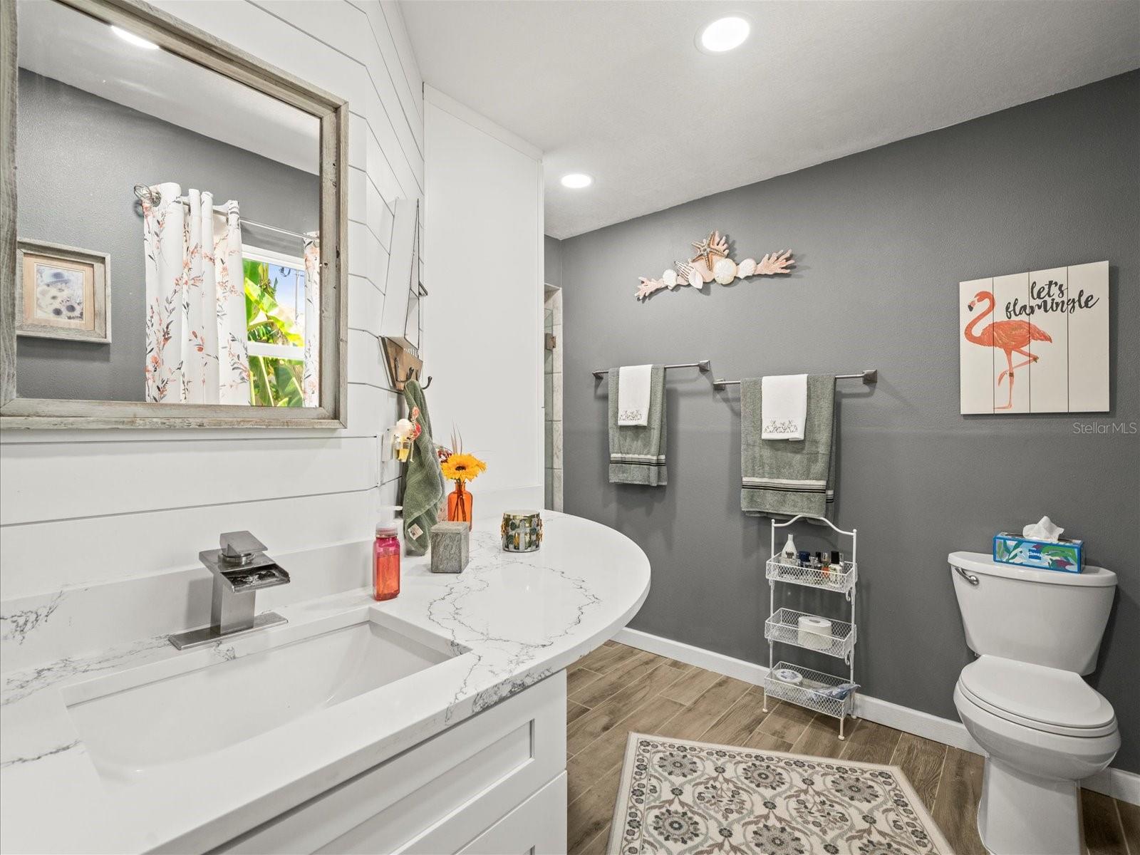 Bath off of Family Room
