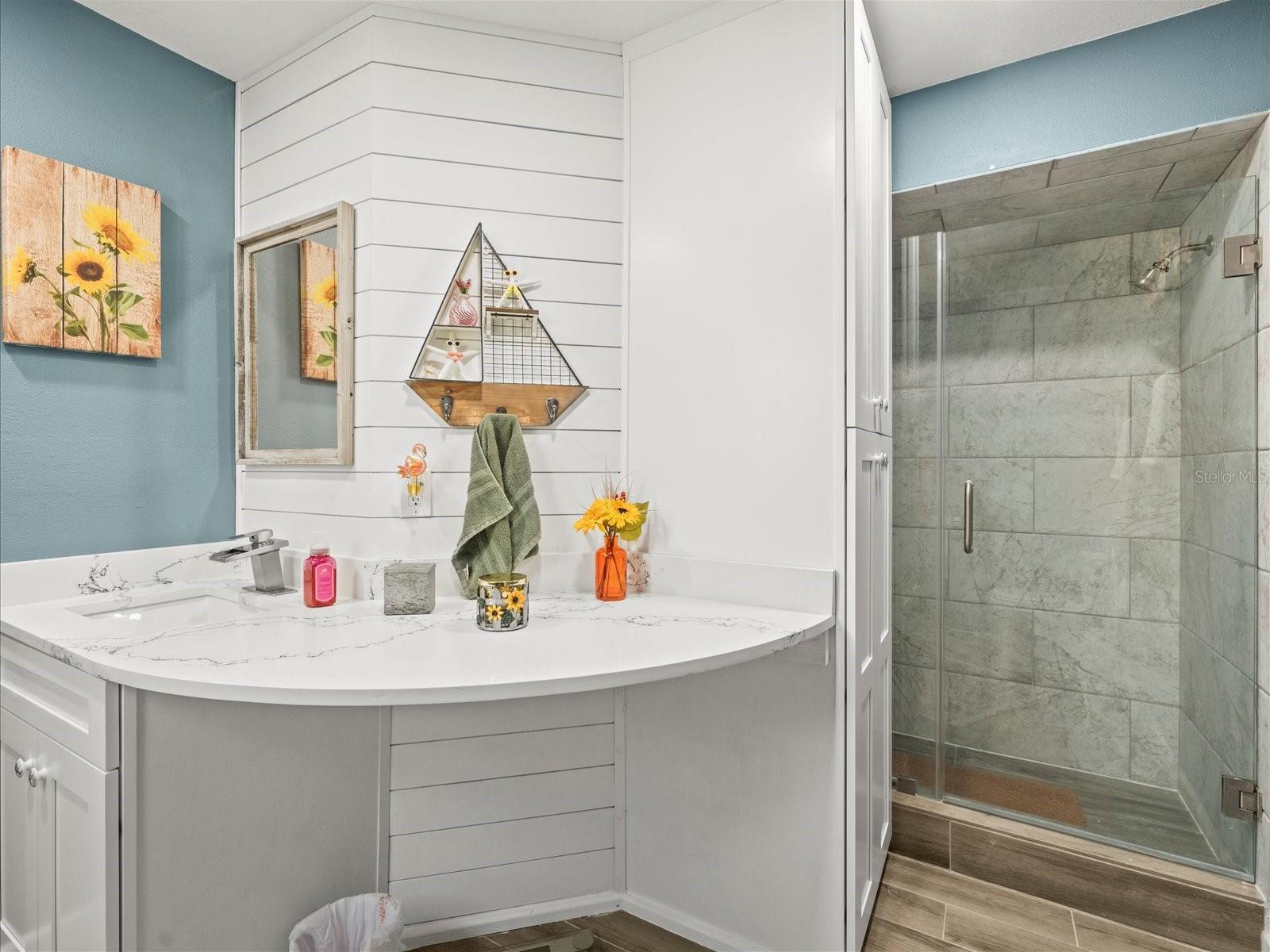Bath off of Family Room