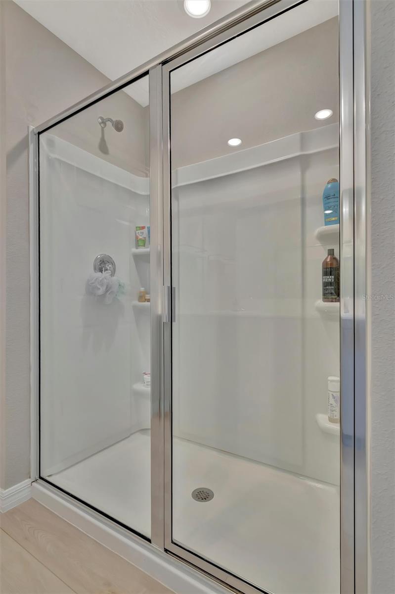 Master walk-in shower
