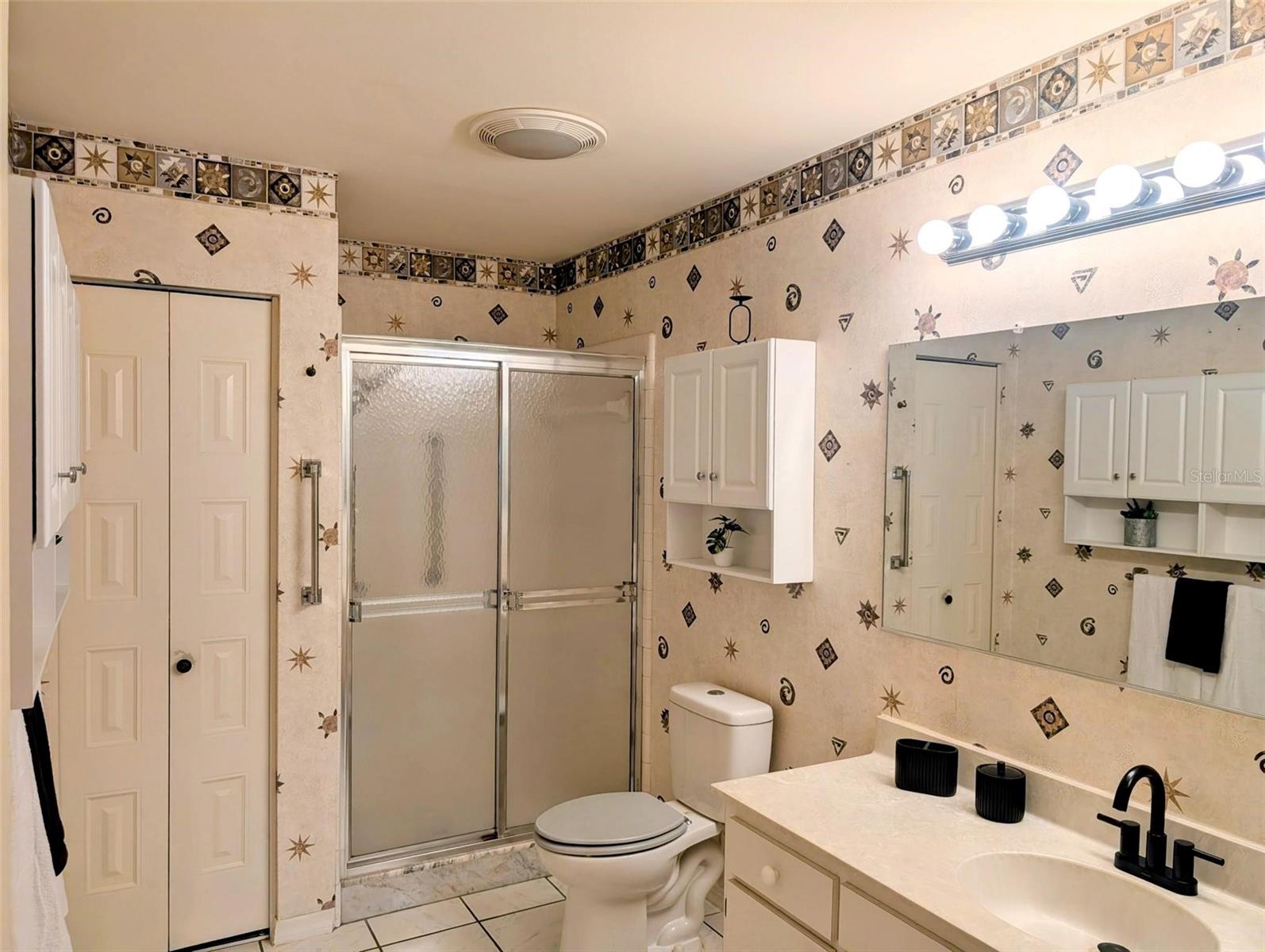 Walk in shower