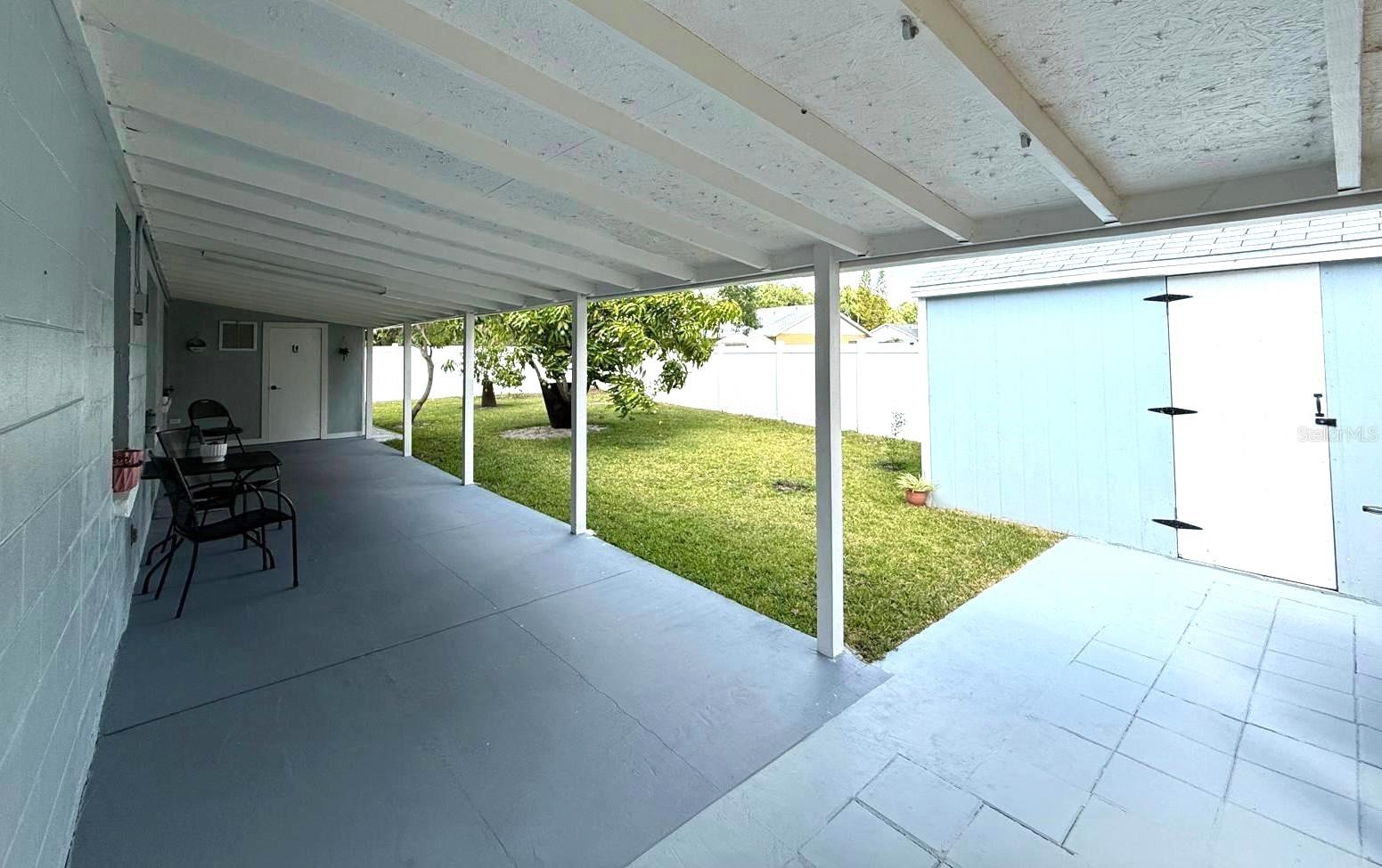 Rear Patio